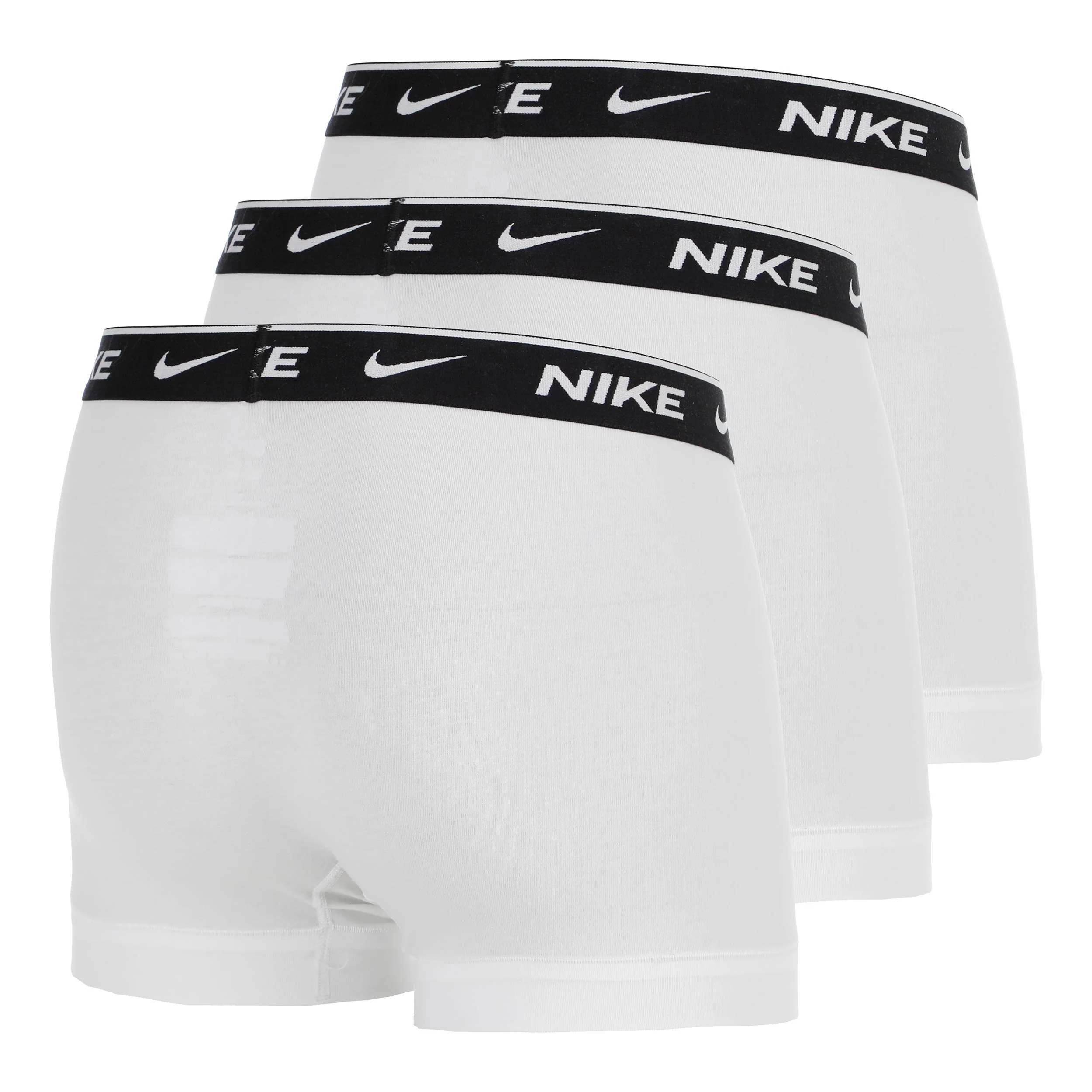 Essential Cotton Stretch Trunk Boxershorts 3-pack Herrar - vit, vit - Image 2