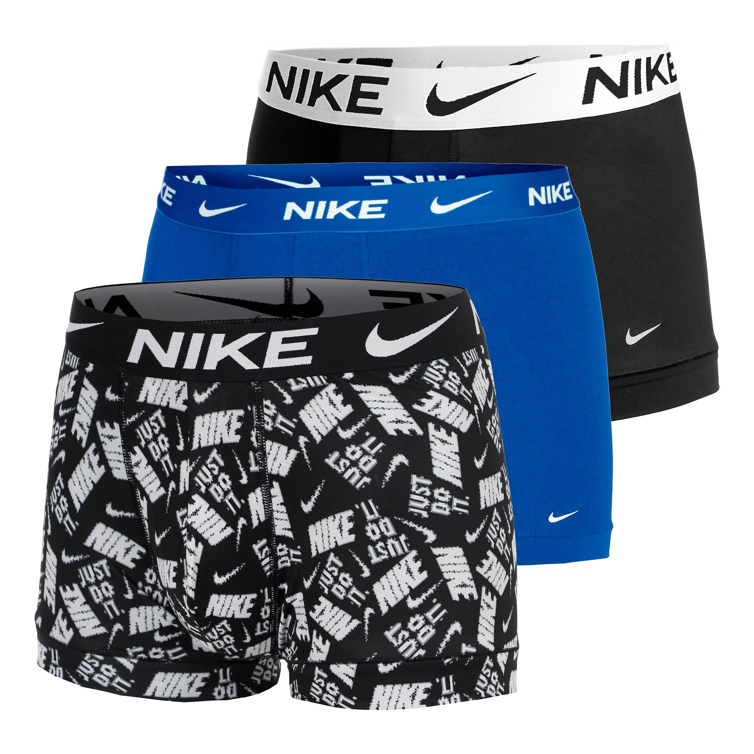 Essential Micro Boxershorts 3-pack Herrar - svart, flerfärgad