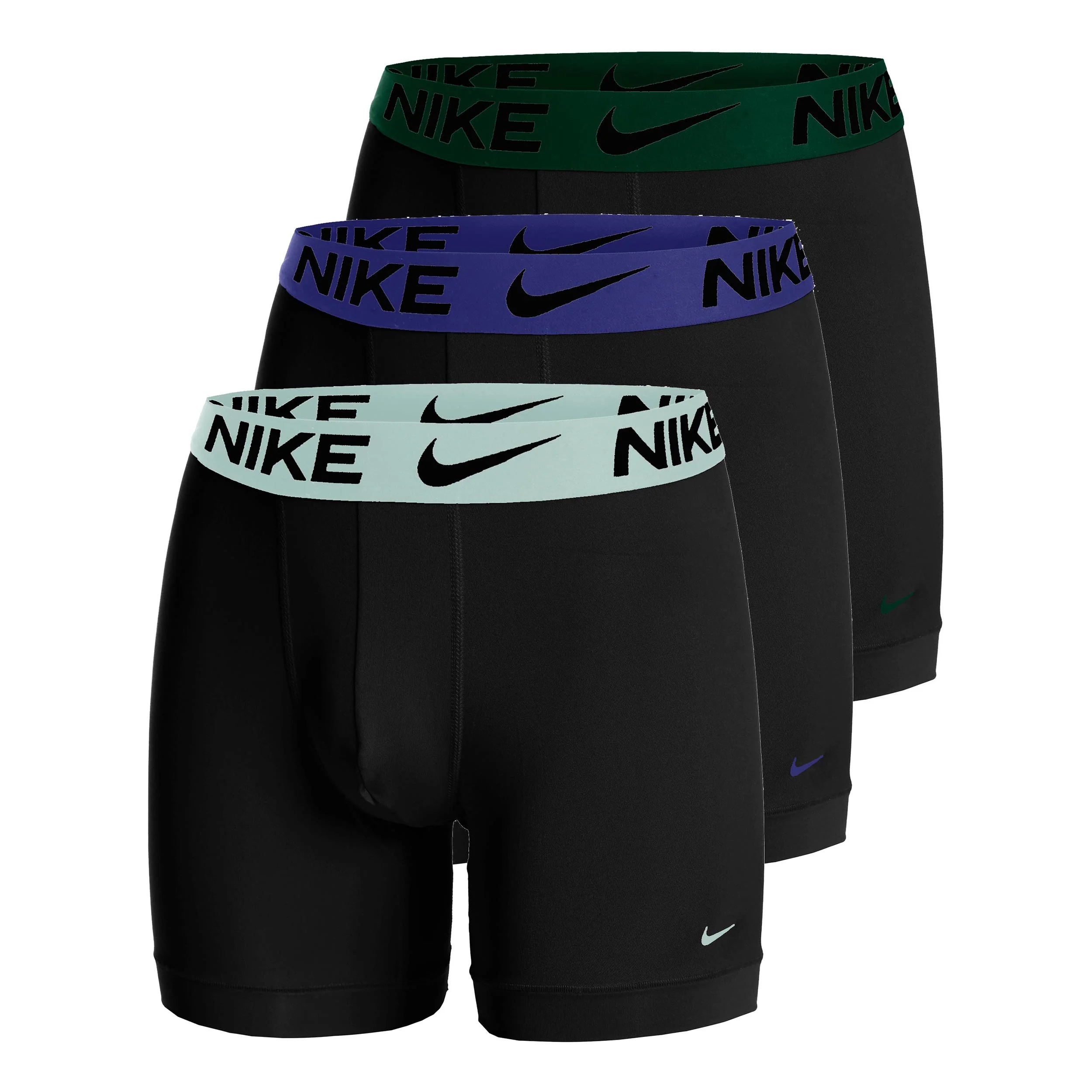 Essential Micro Boxershorts 3-pack Herrar - svart, mint