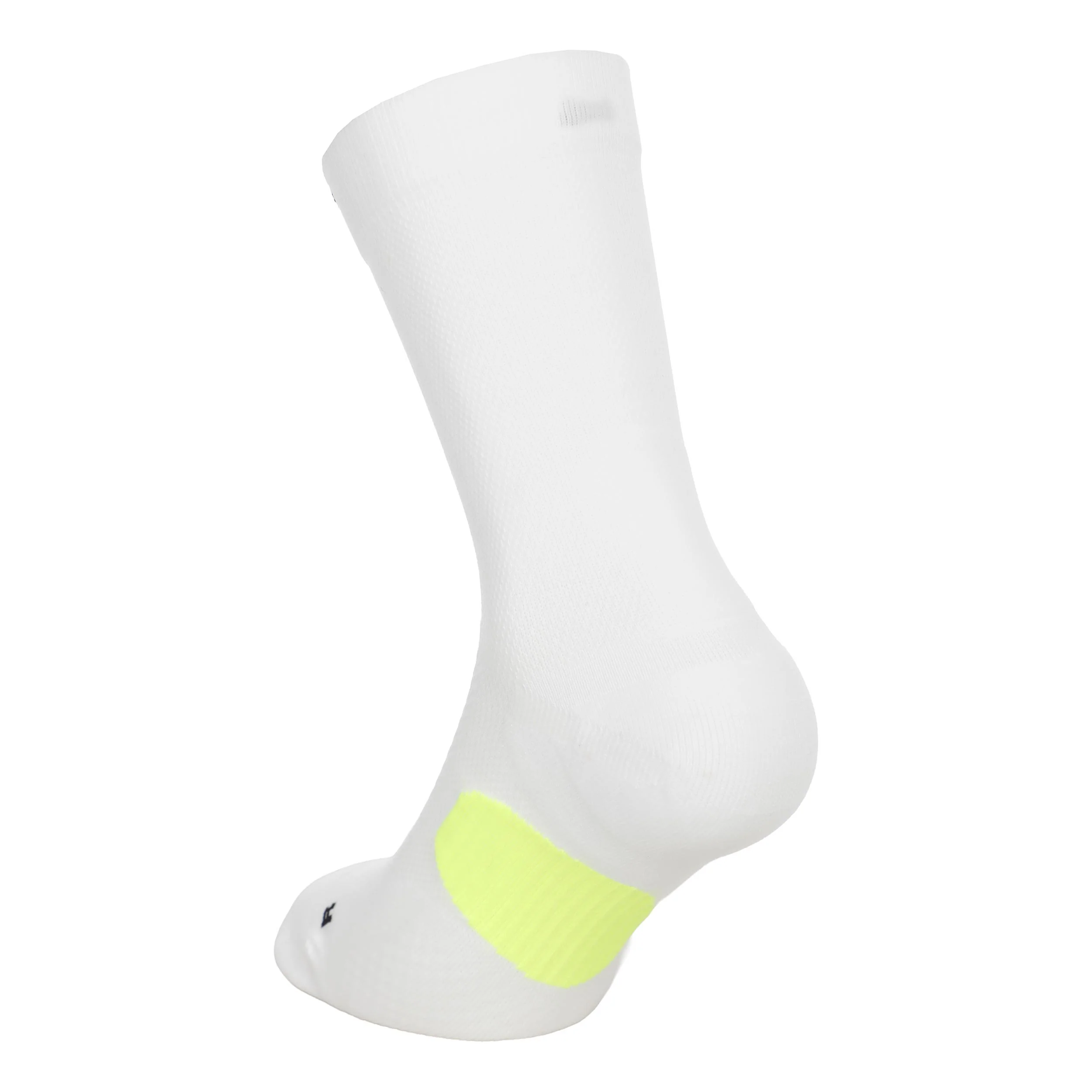 Fast Midweight Crew Löparsockor Unisex - vit, gul - Image 2