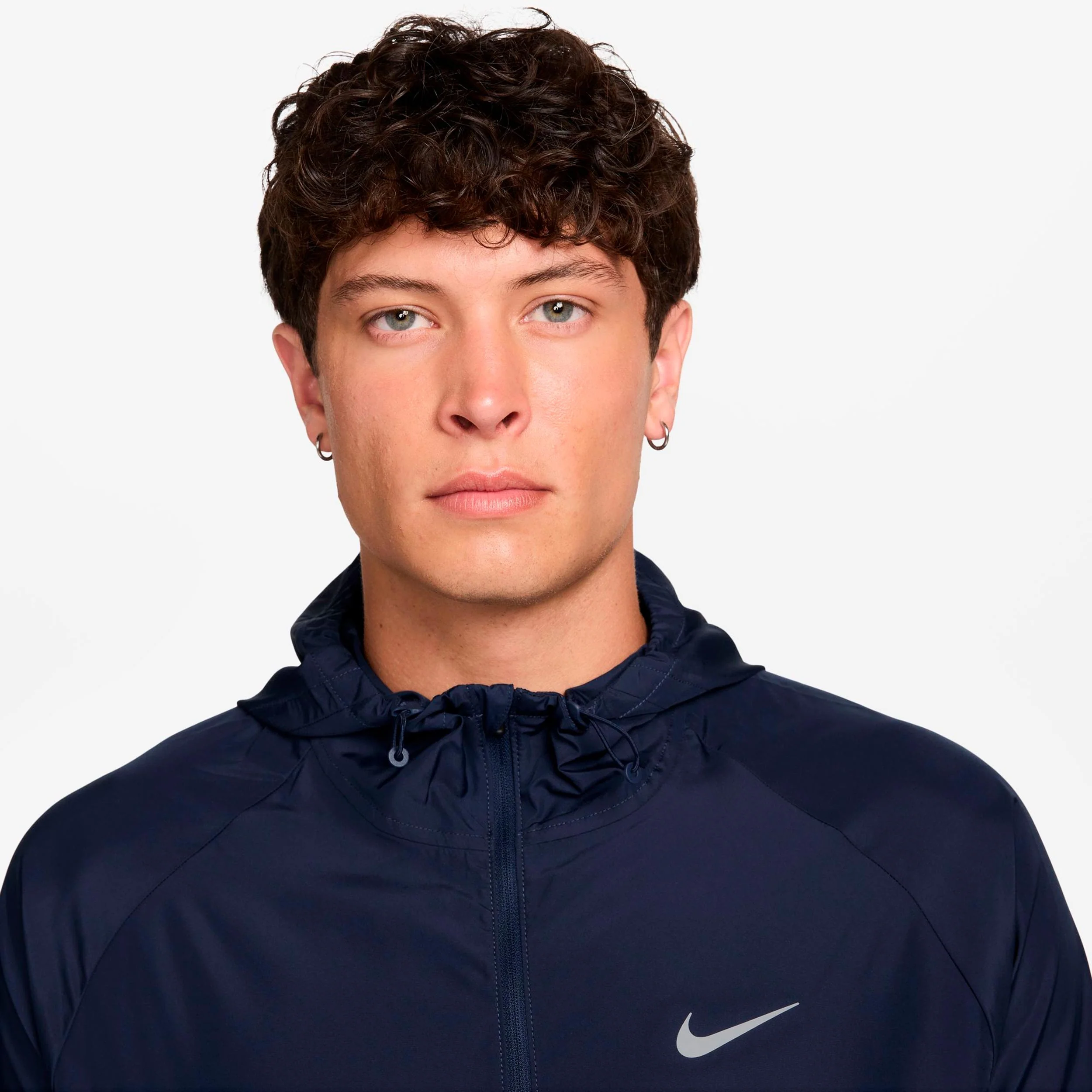 Miler Löparjacka Herrar - mörkblå, silver - Image 3