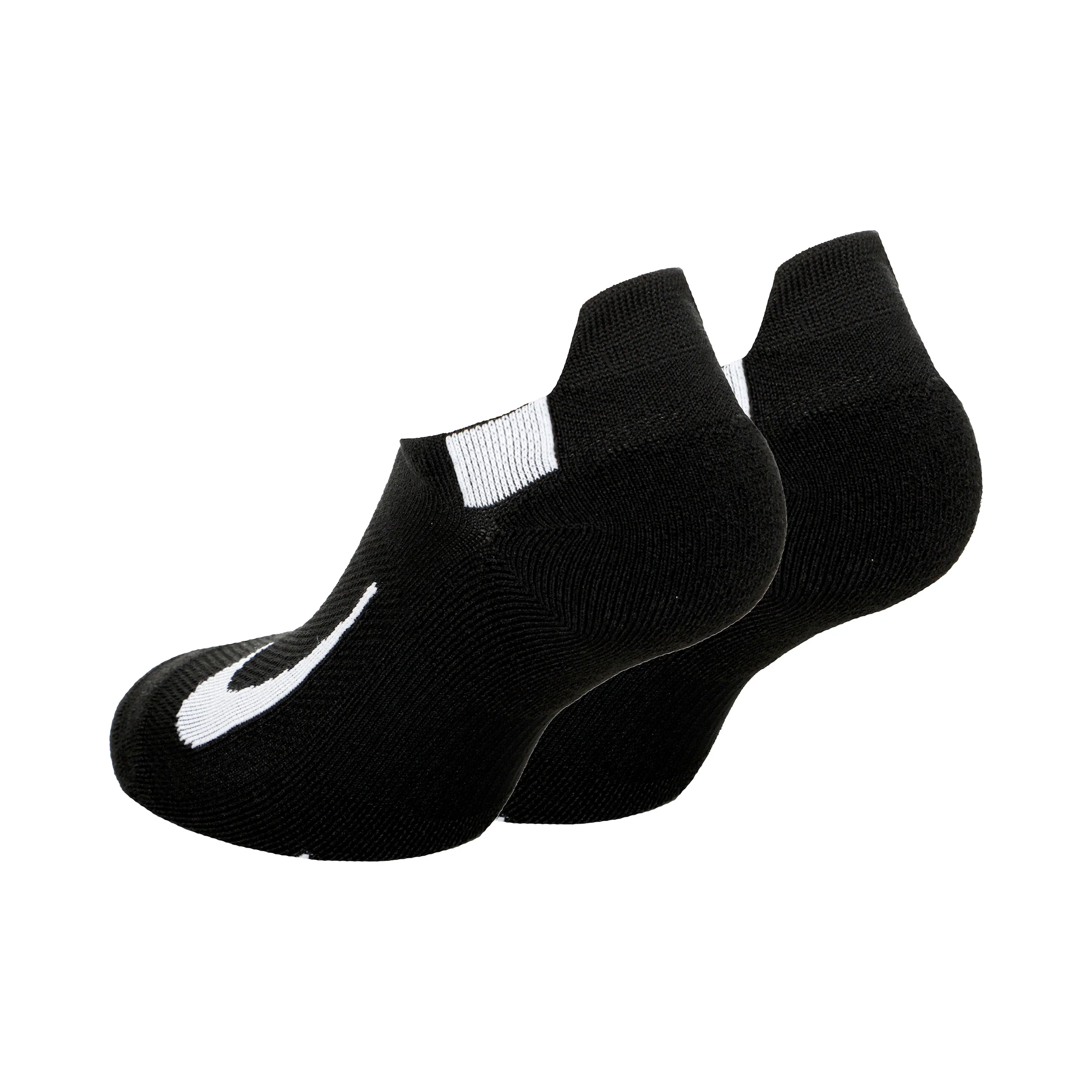 Multiplier Running No-Show Löparsockor 2-pack-Svart,Vit - Image 2