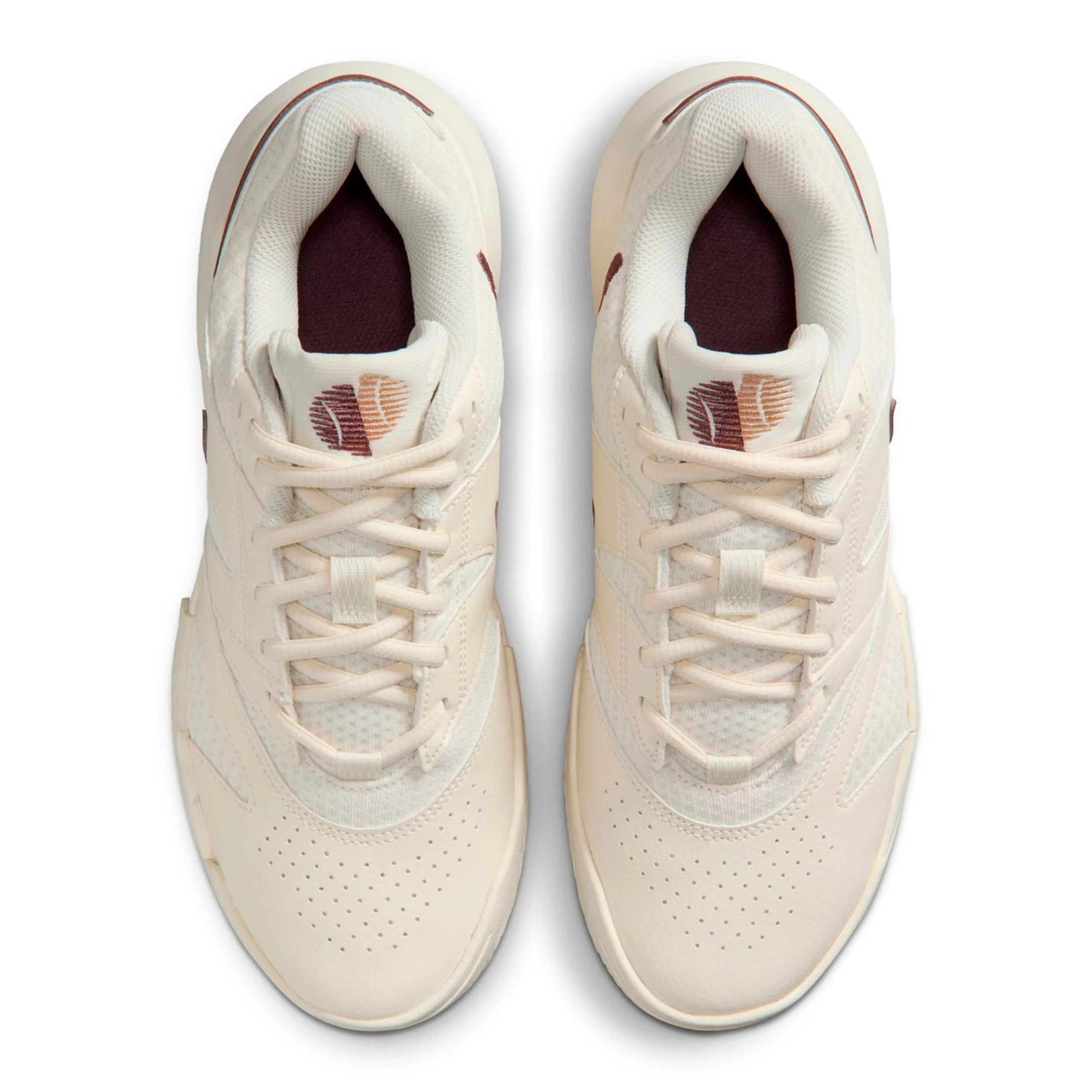 Nike Court Lite 4 Allroundsko Damer-creme, brun - Image 3