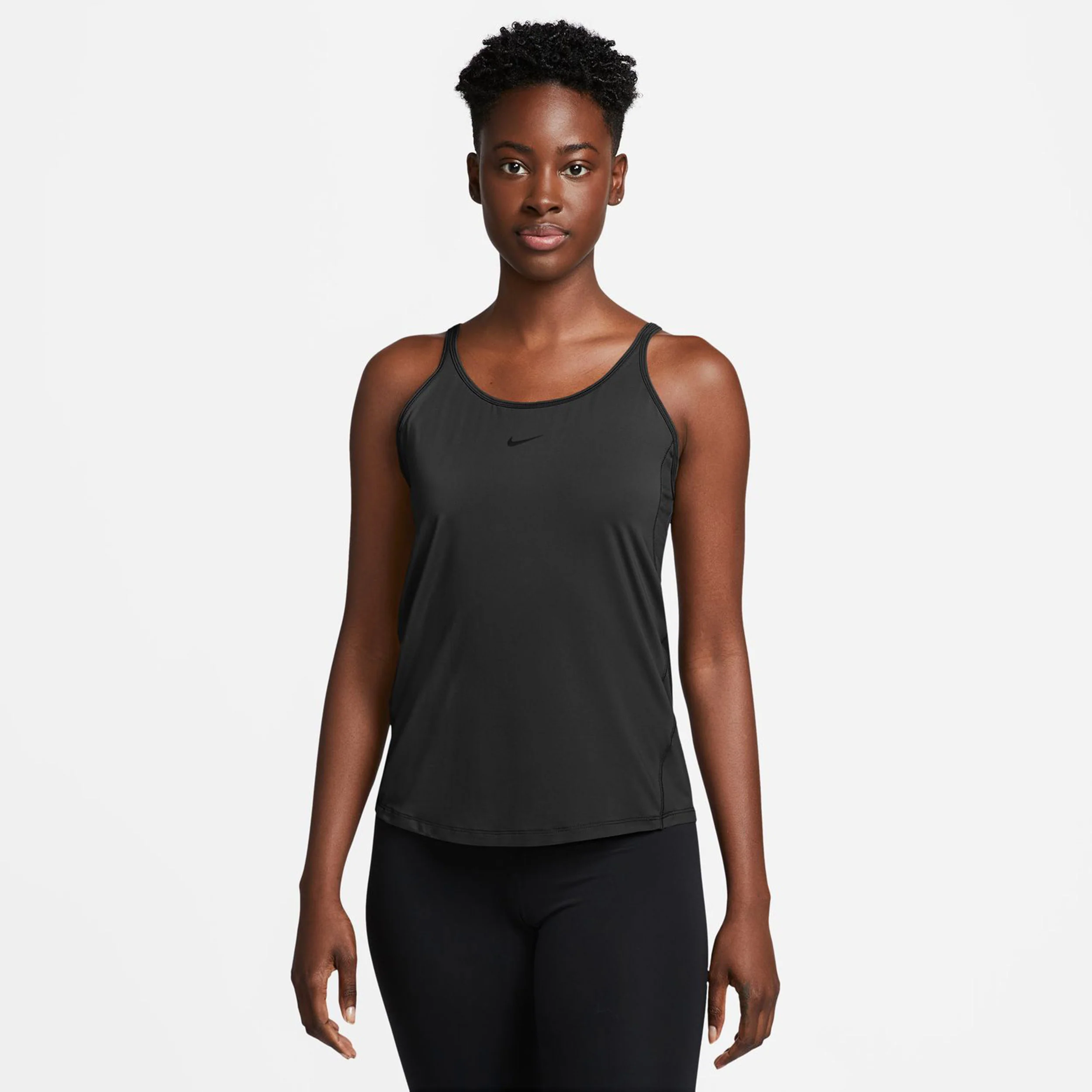 One Classic Dri-Fit Strappy Linne Damer-Svart - Image 4