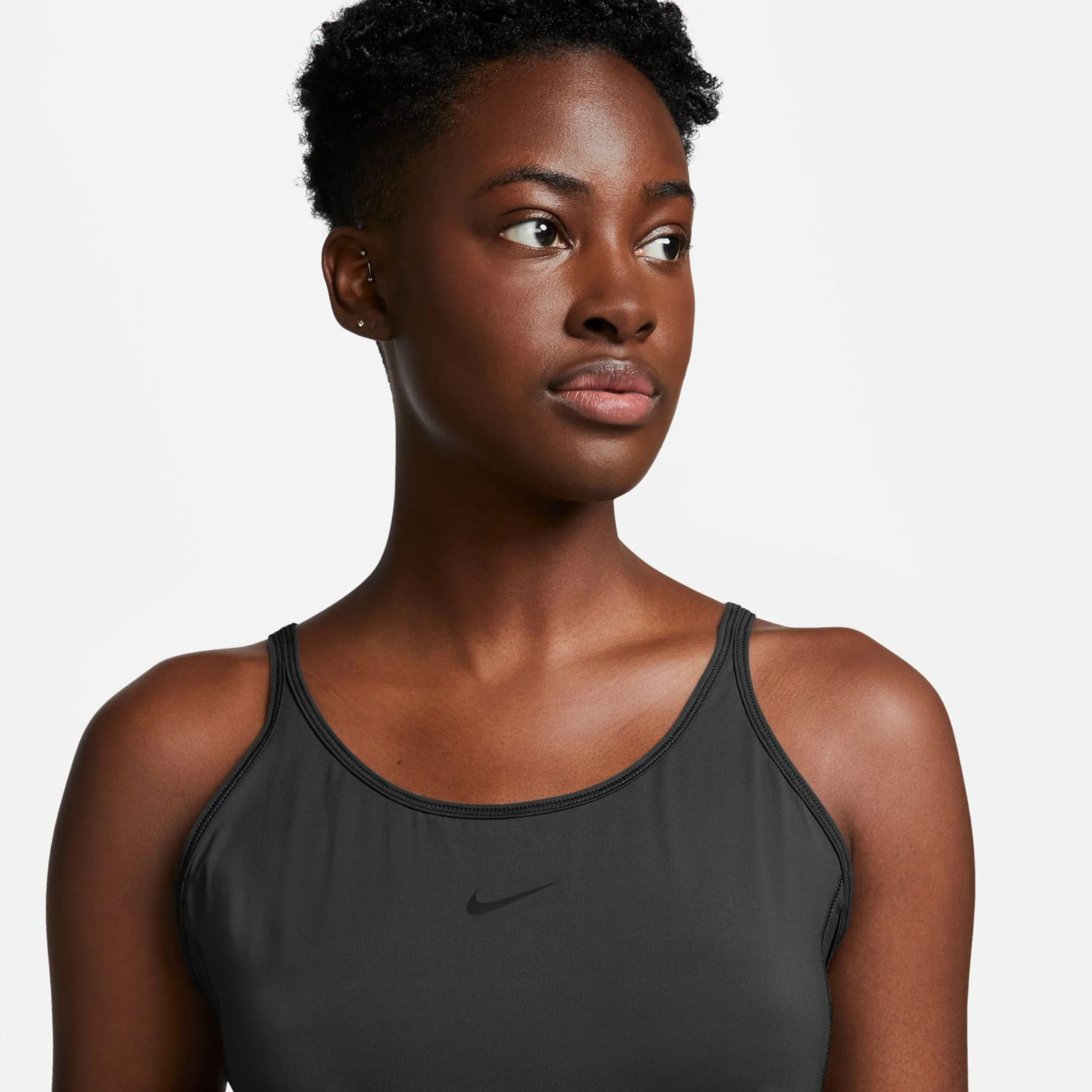 One Classic Dri-Fit Strappy Linne Damer-Svart - Image 6