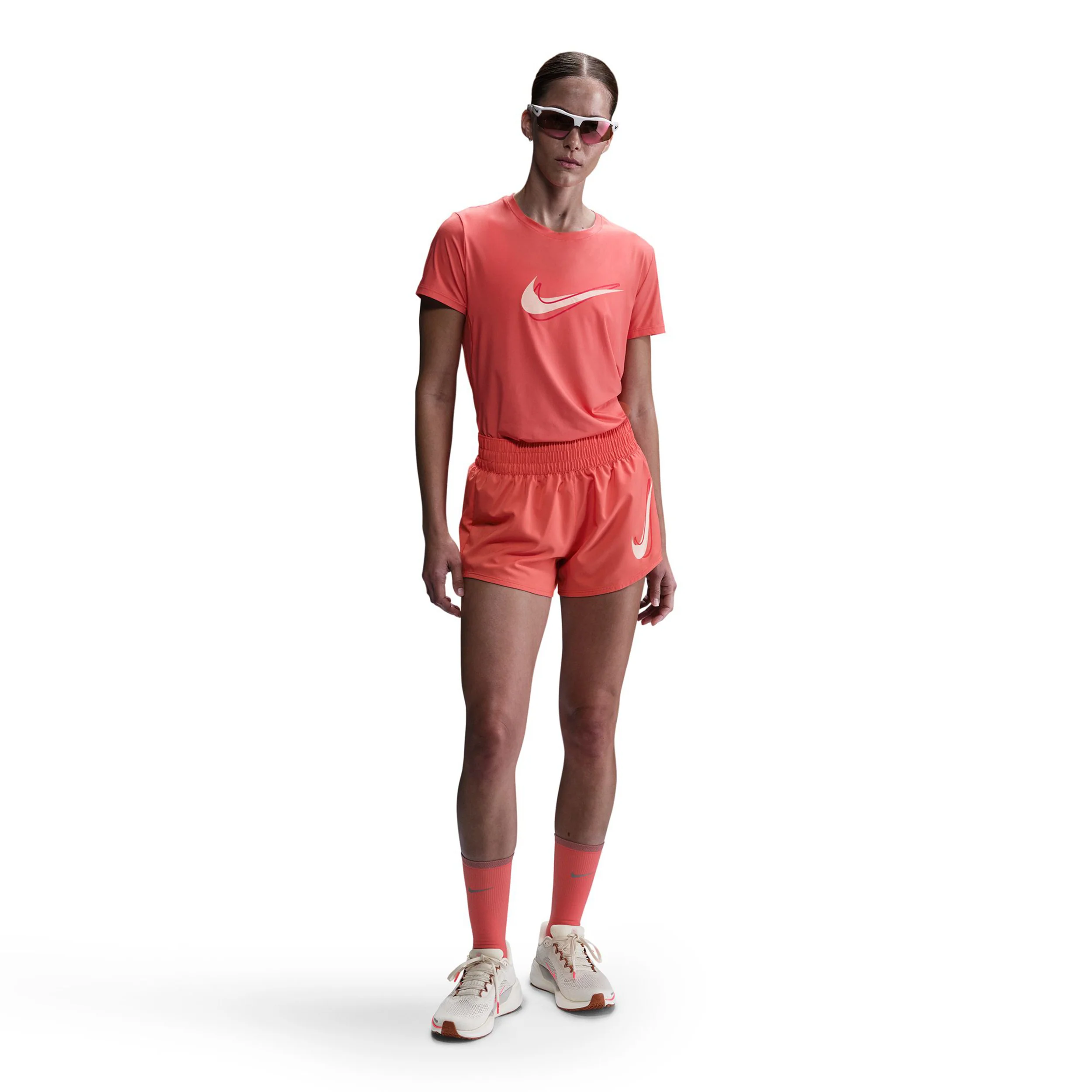 One Swoosh Löparshorts Damer - berry, - Image 5