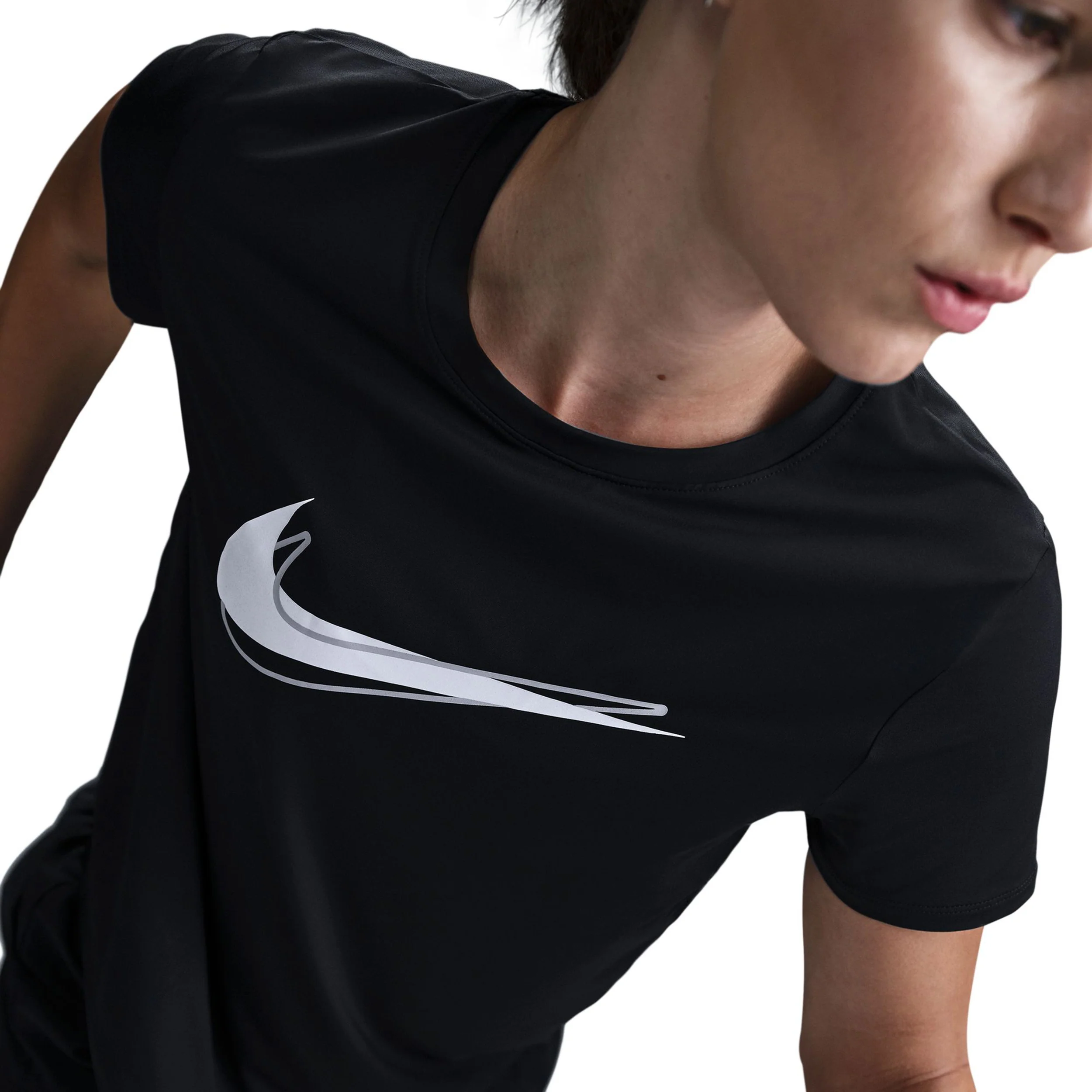 One Swoosh Löpartröja Damer - svart, - Image 8
