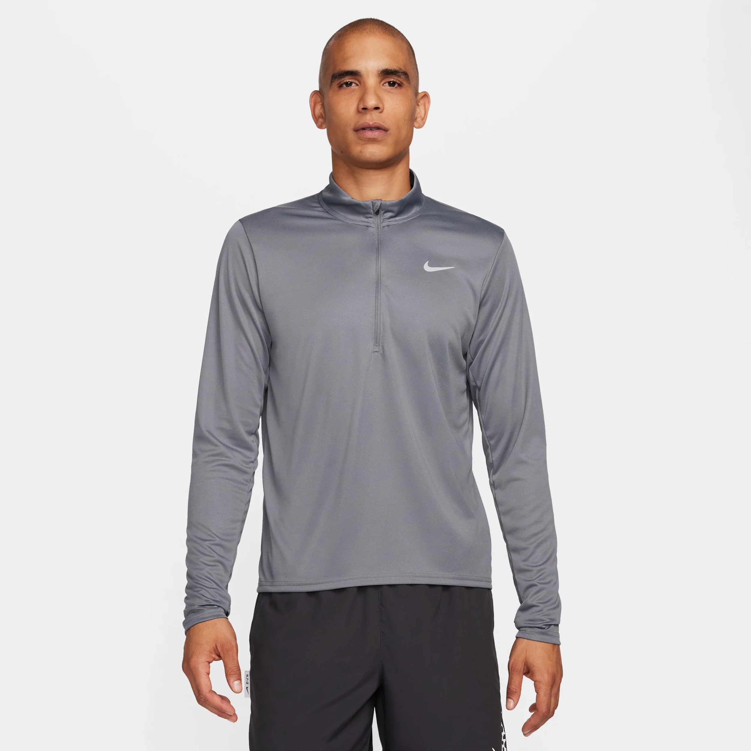 Pacer Half-Zip Löpartröja Herrar - grå - Image 4