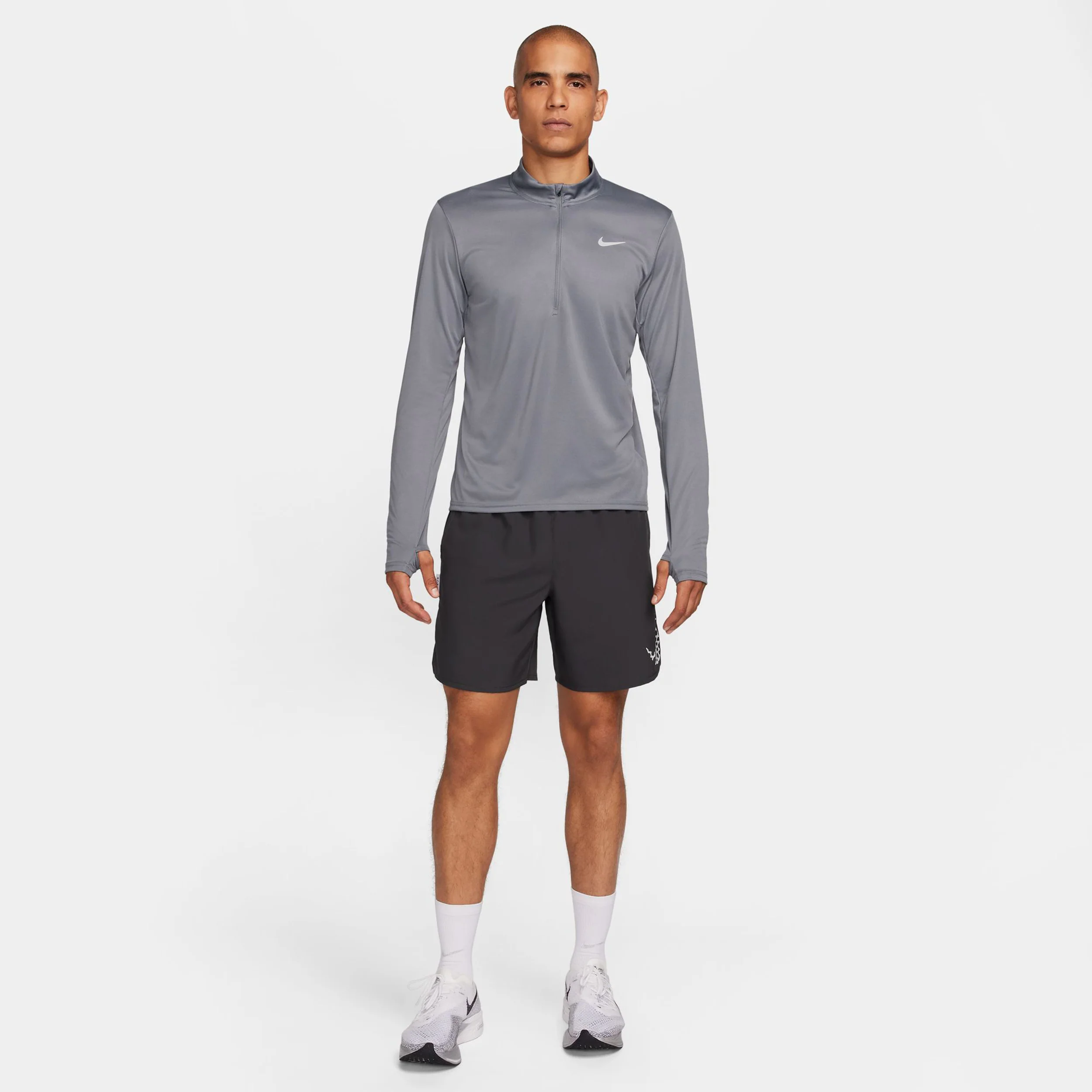 Pacer Half-Zip Löpartröja Herrar - grå - Image 8