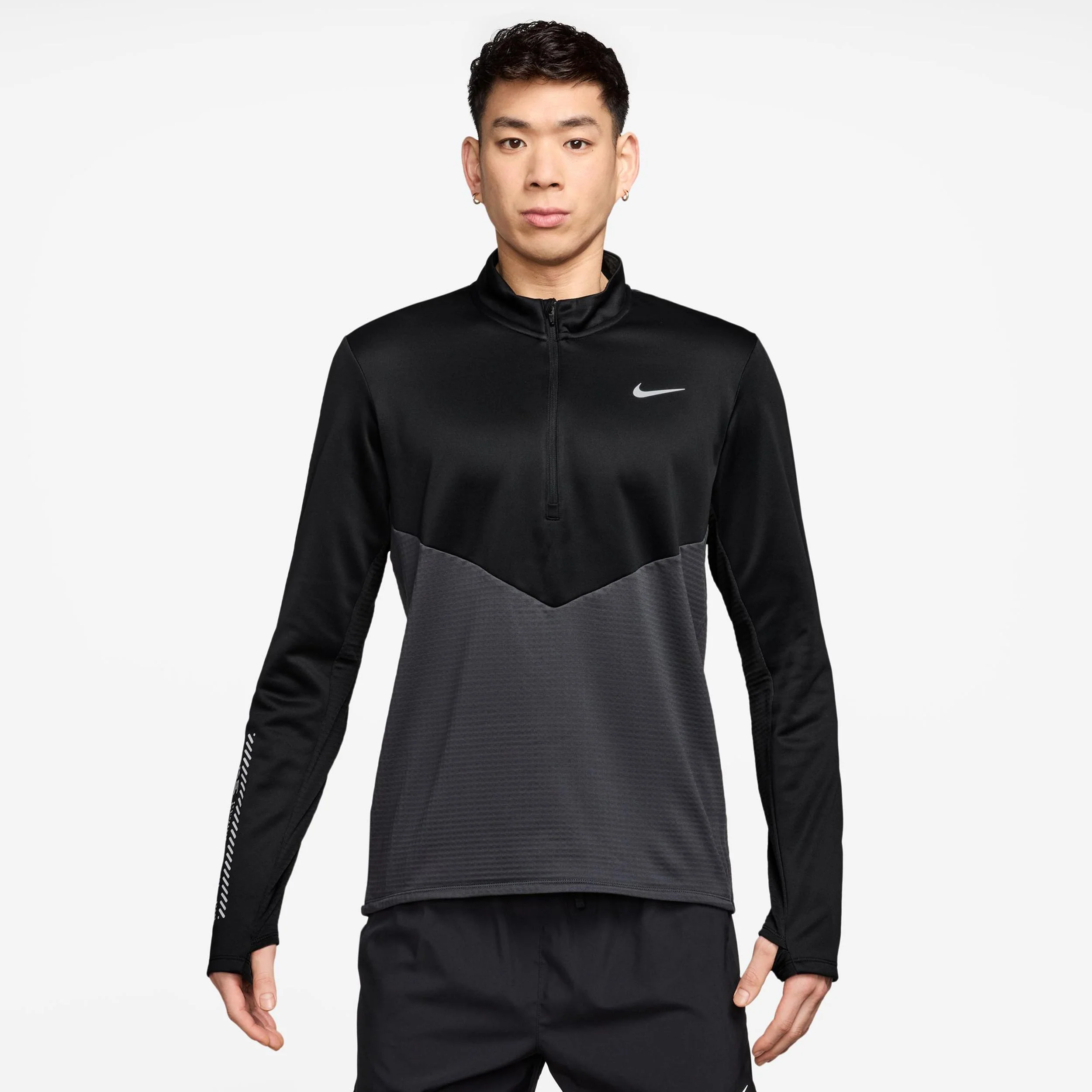 Pacer Winterized Half-Zip Löpartröja Herrar - antracit, svart