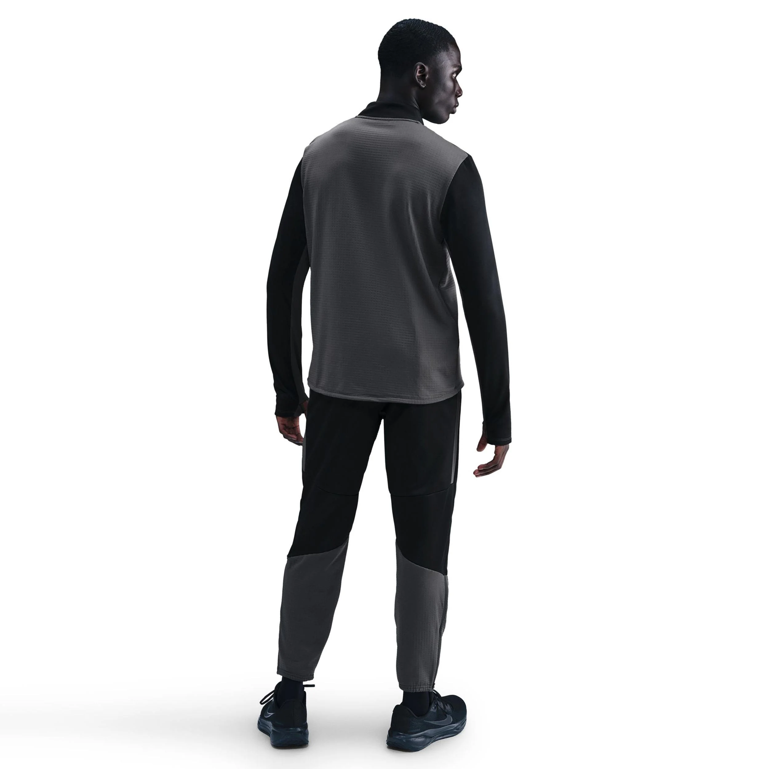 Pacer Winterized Half-Zip Löpartröja Herrar - antracit, svart - Image 3