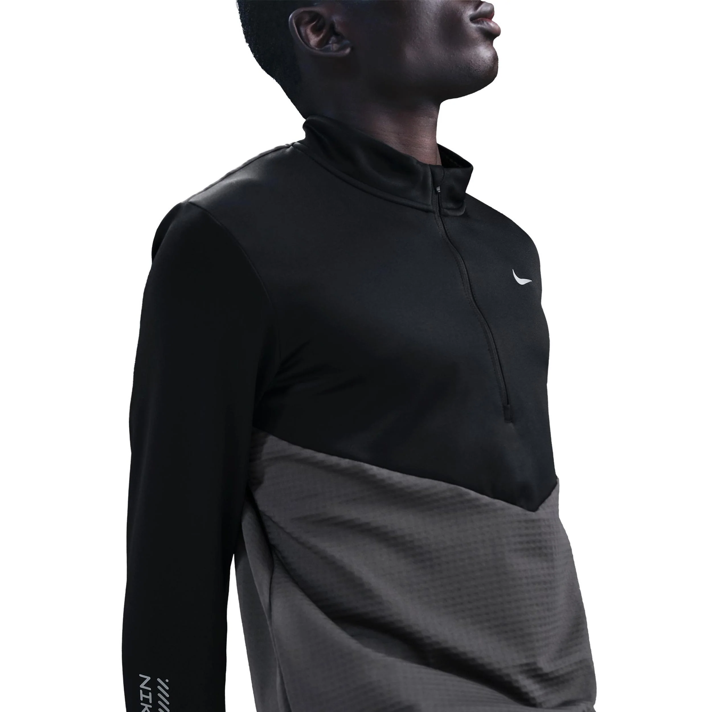 Pacer Winterized Half-Zip Löpartröja Herrar - antracit, svart - Image 6