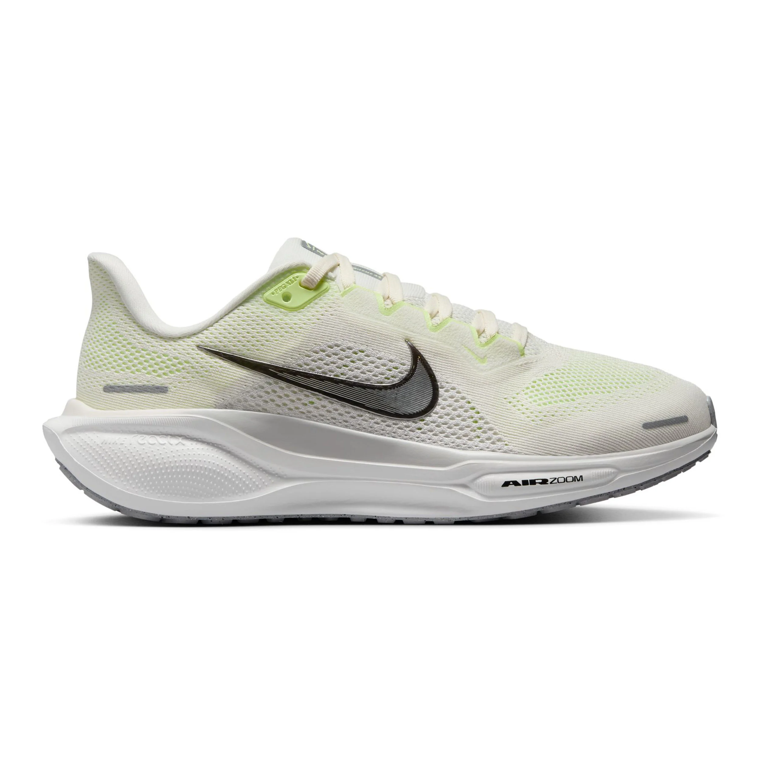 Pegasus 41 Neutralsko Damer-vit, neongul