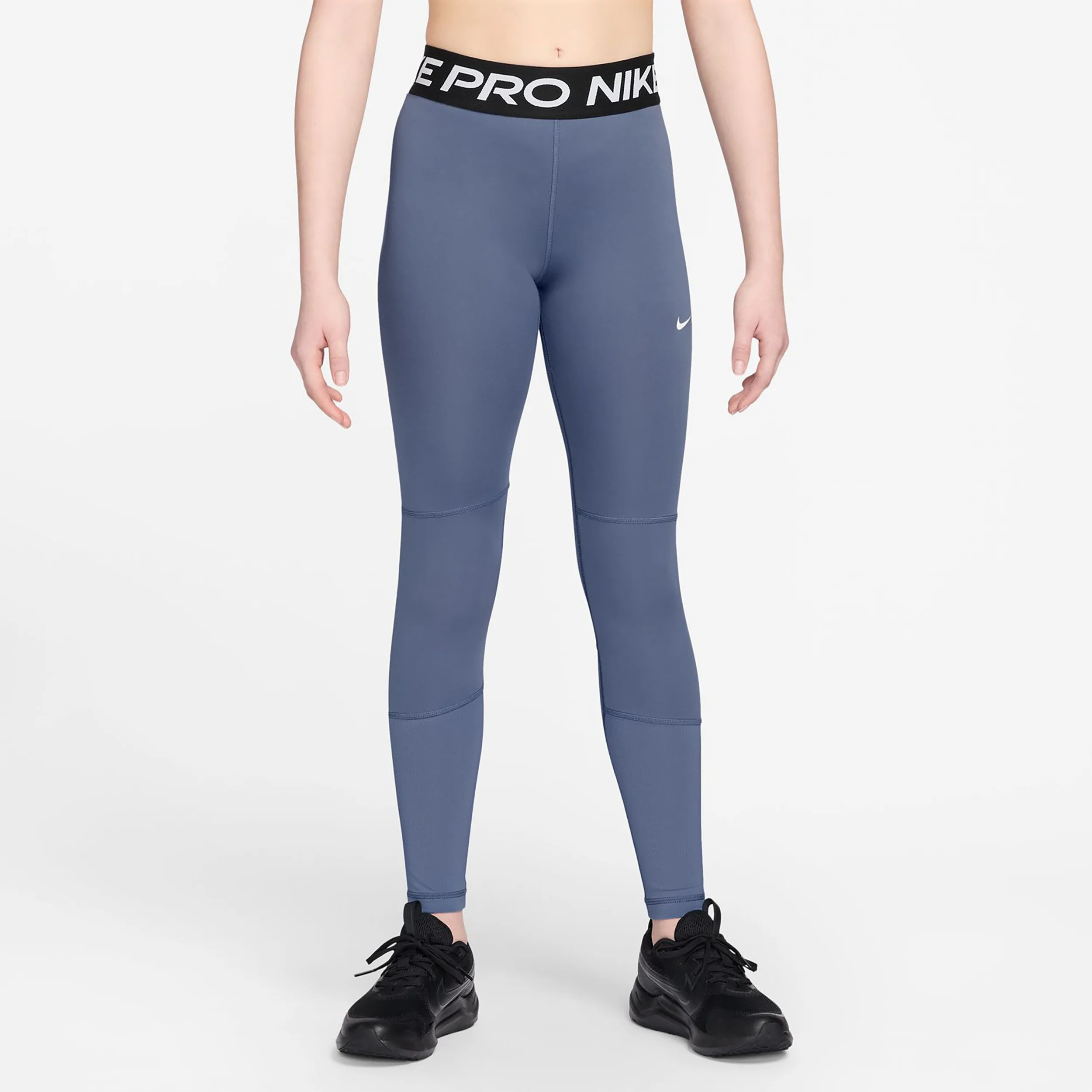 Pro Tights Flickor - blågrå, svart