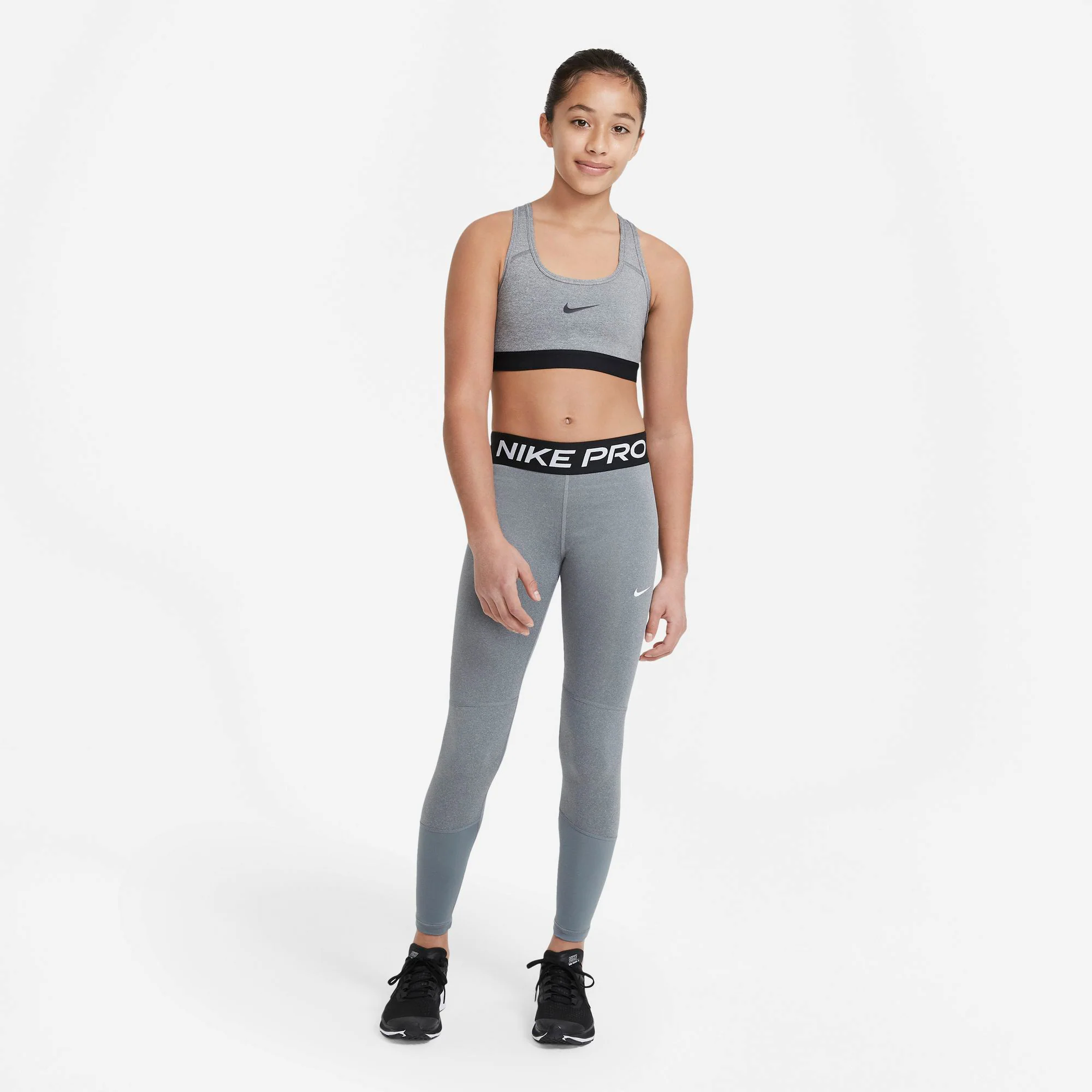 Pro Tights Flickor-Grå,Svart - Image 2