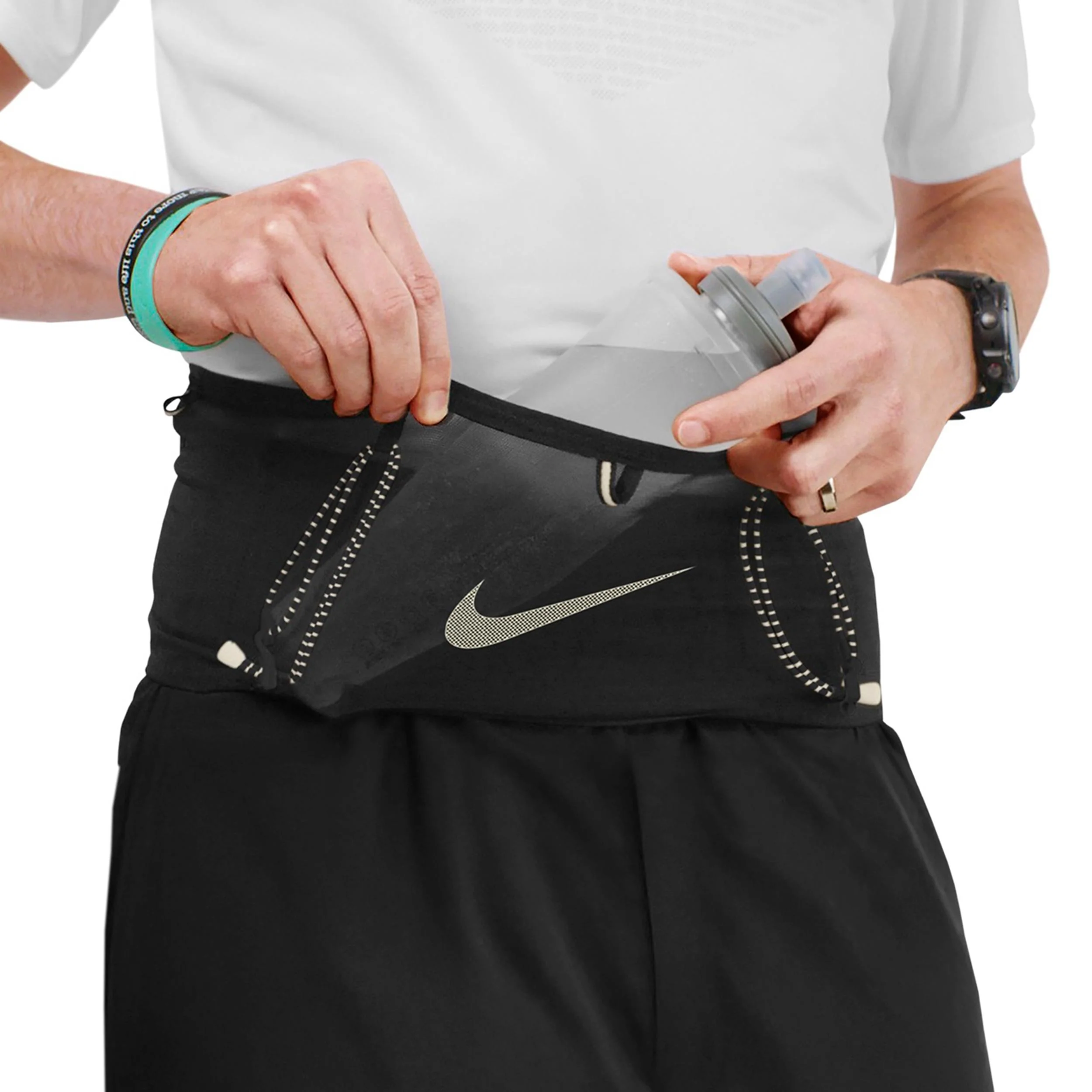 Run Belt Löparbälte - svart, vit - Image 5