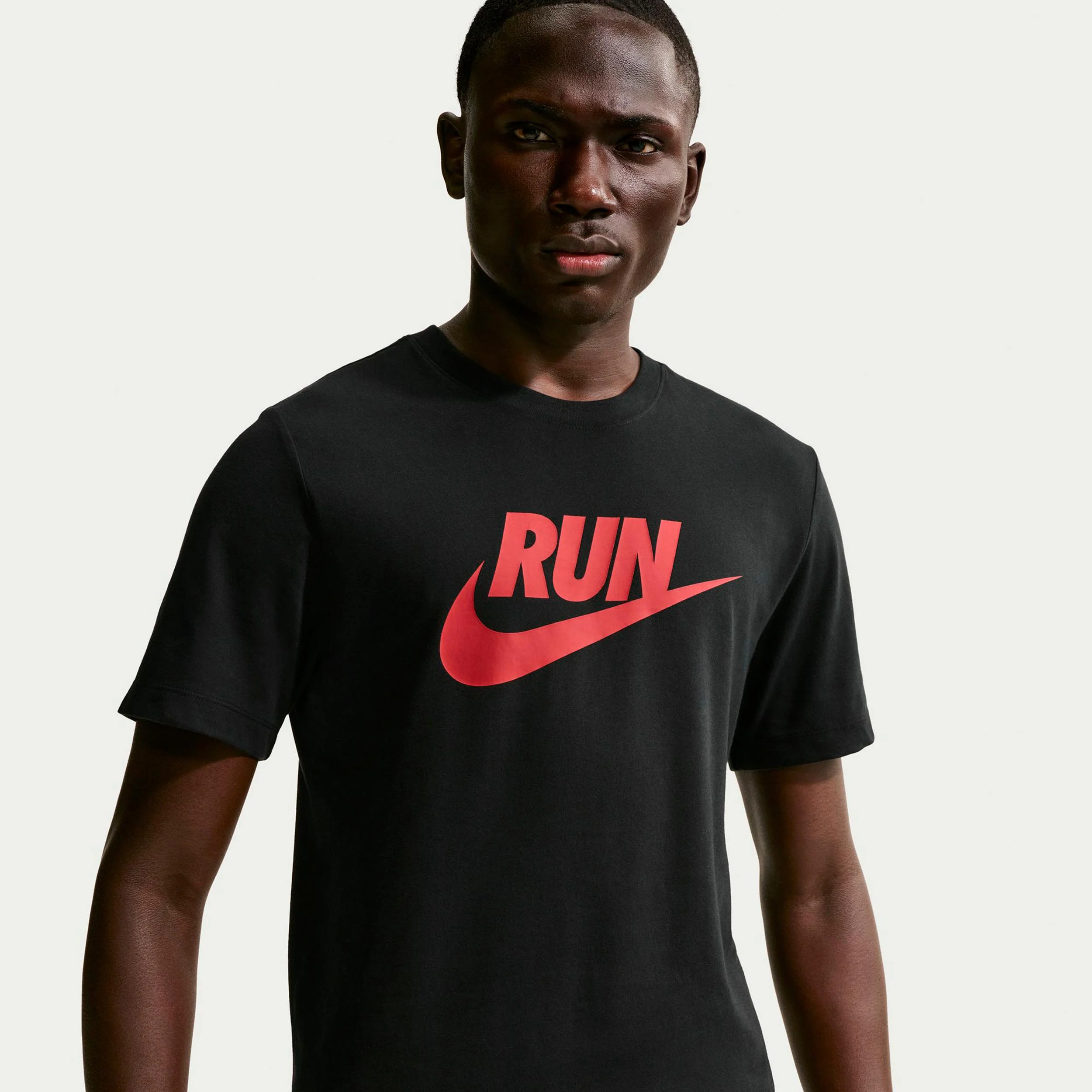 Run Swoosh Löpartröja Herrar - svart, röd