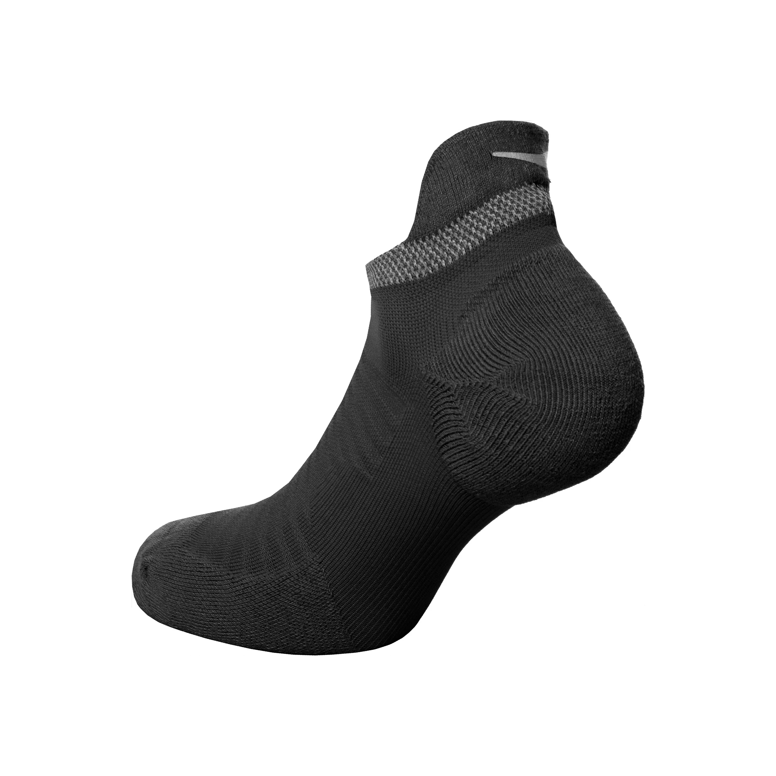 Spark Cushioned No-Show Running Löparsockor-Svart,Grå - Image 2