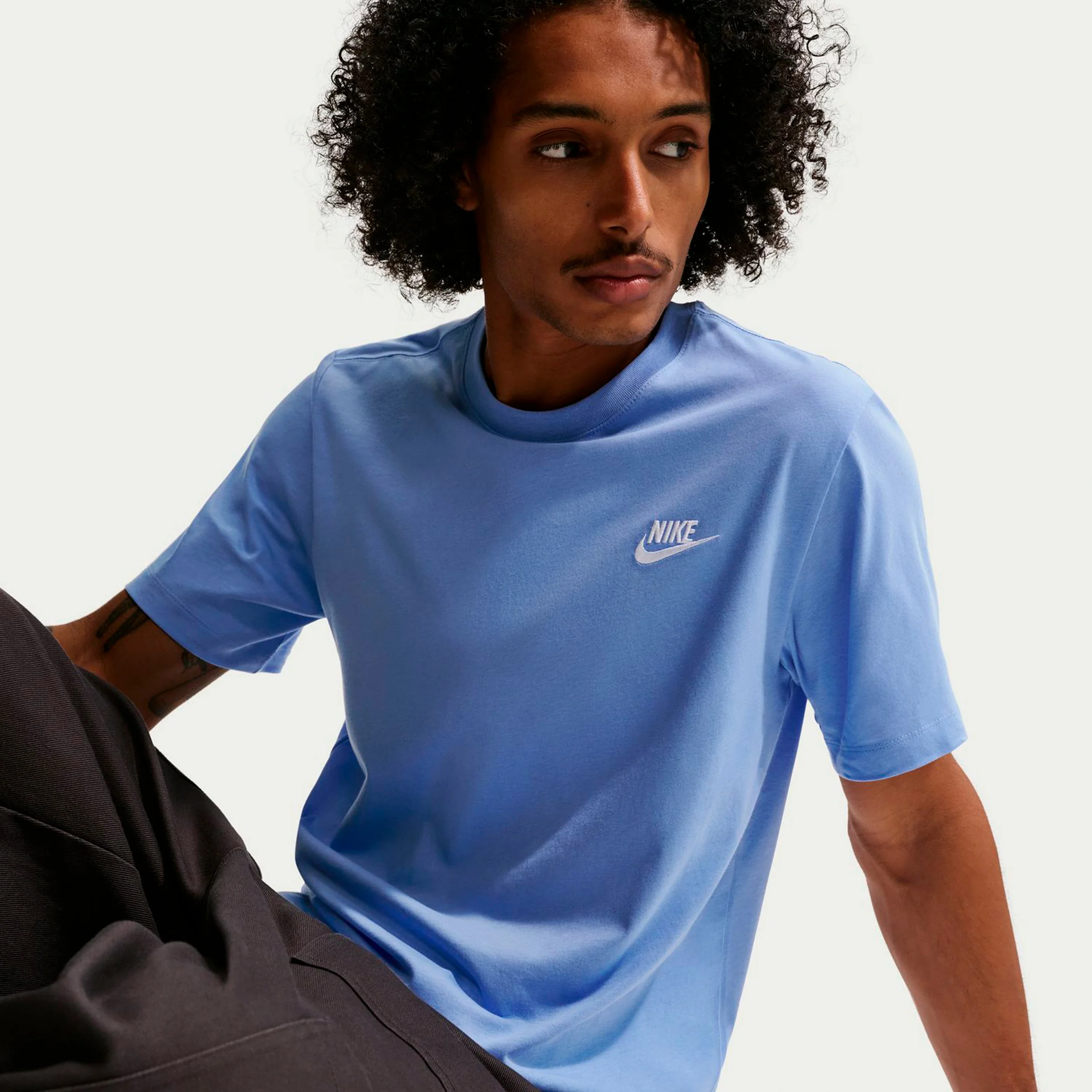 Sportswear Club T-shirt Herrar-ljusblå, blå - Image 4