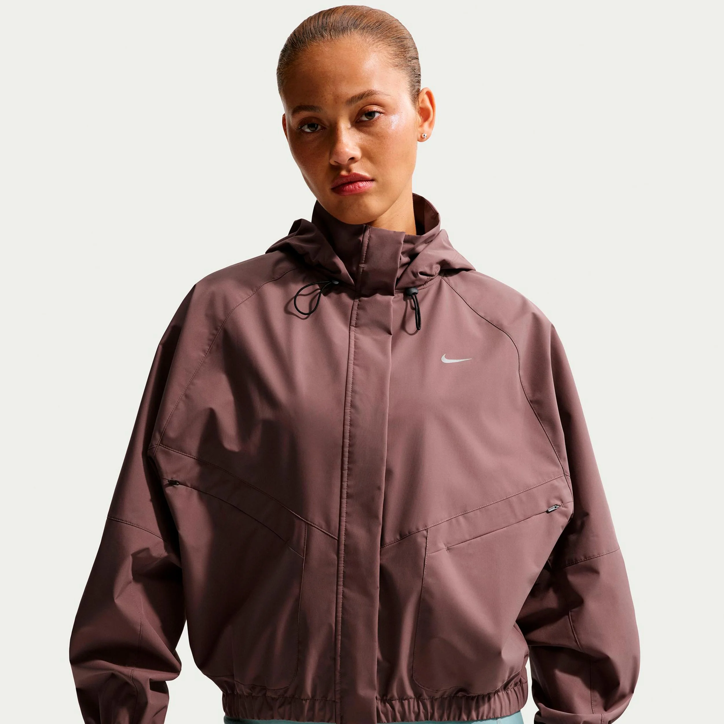 Storm-Fit Swift Löparjacka Damer - brun, svart