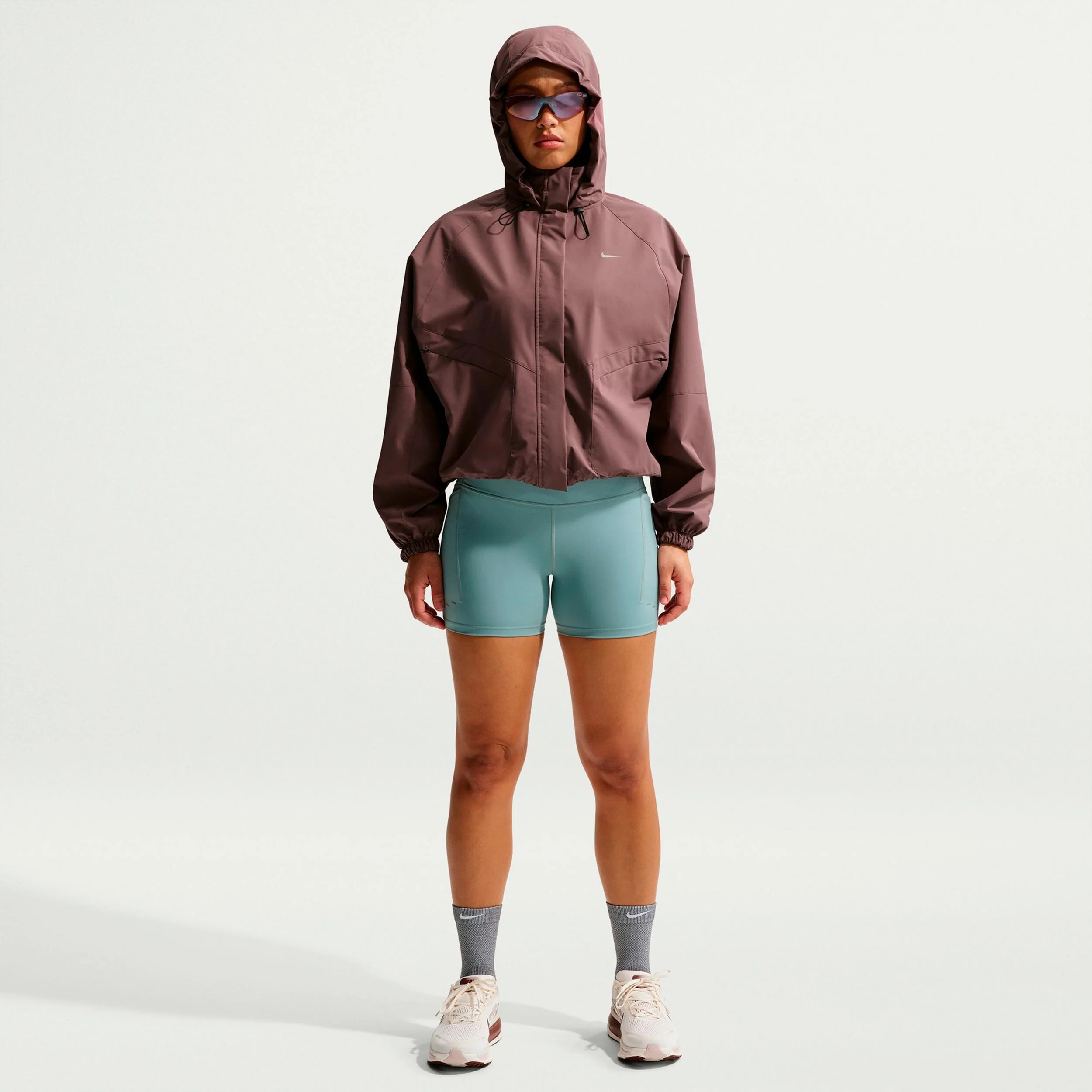 Storm-Fit Swift Löparjacka Damer - brun, svart - Image 2