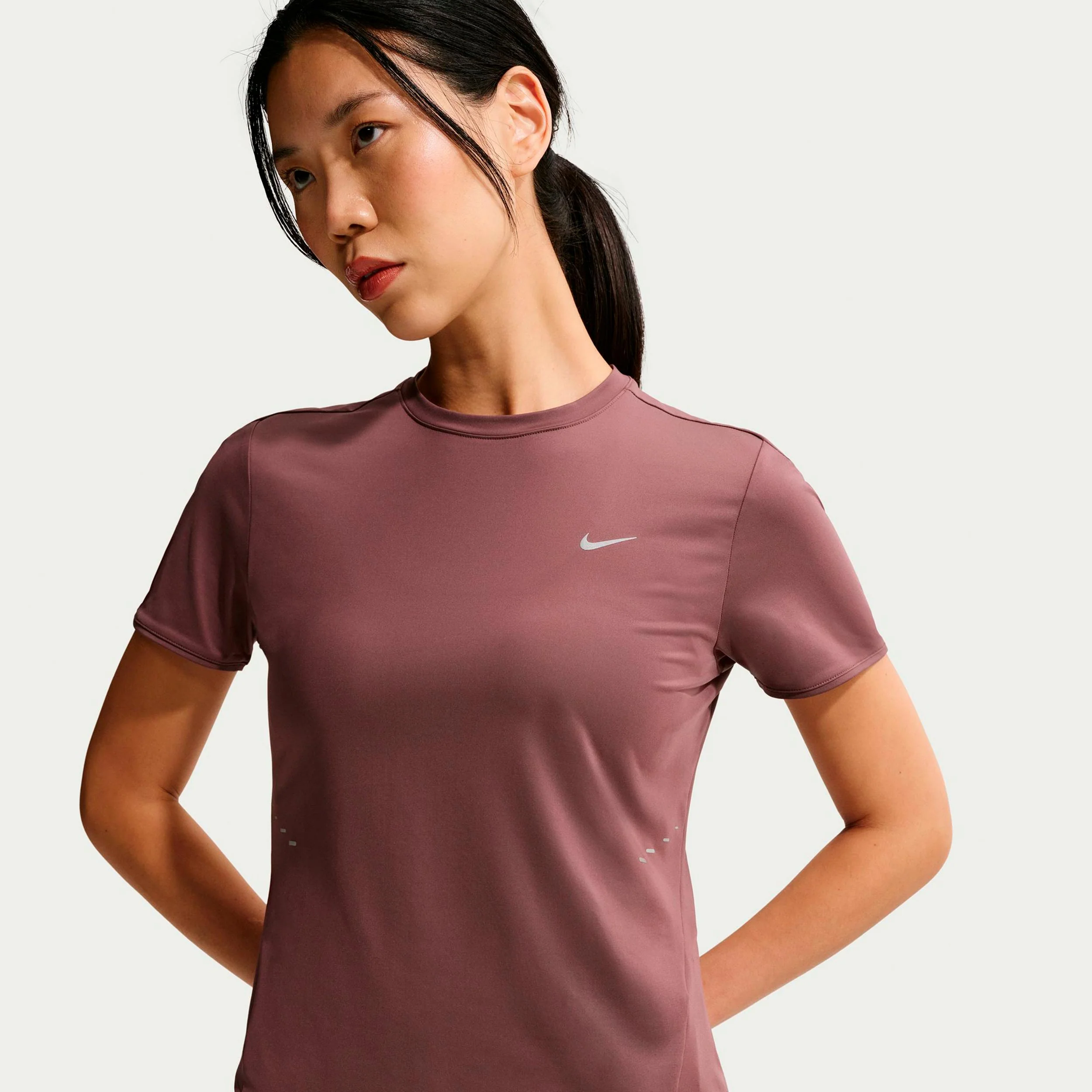 Swift Löpartröja Damer - brun, silver