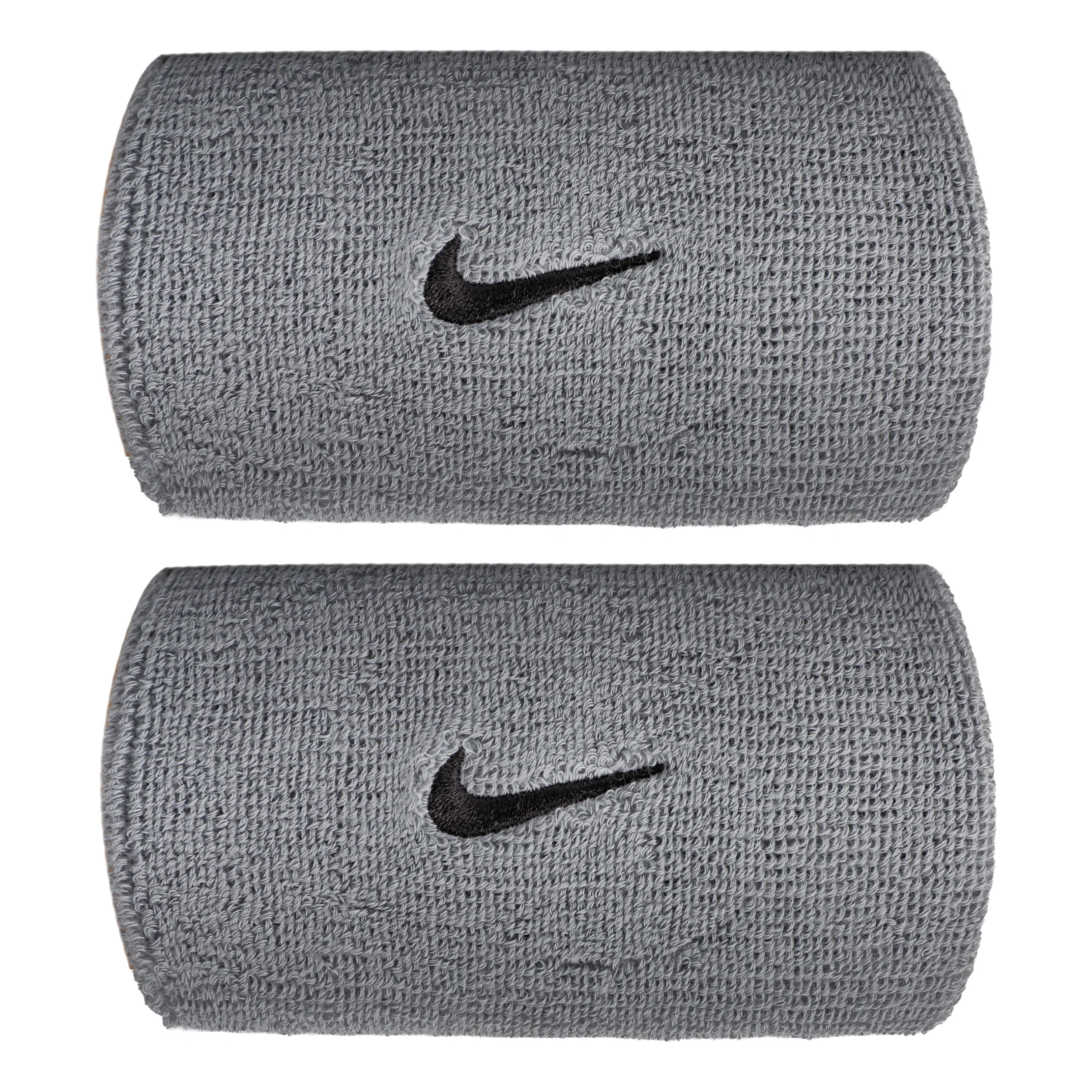 Swoosh Classic Doublewide Svettband lång - grå, svart