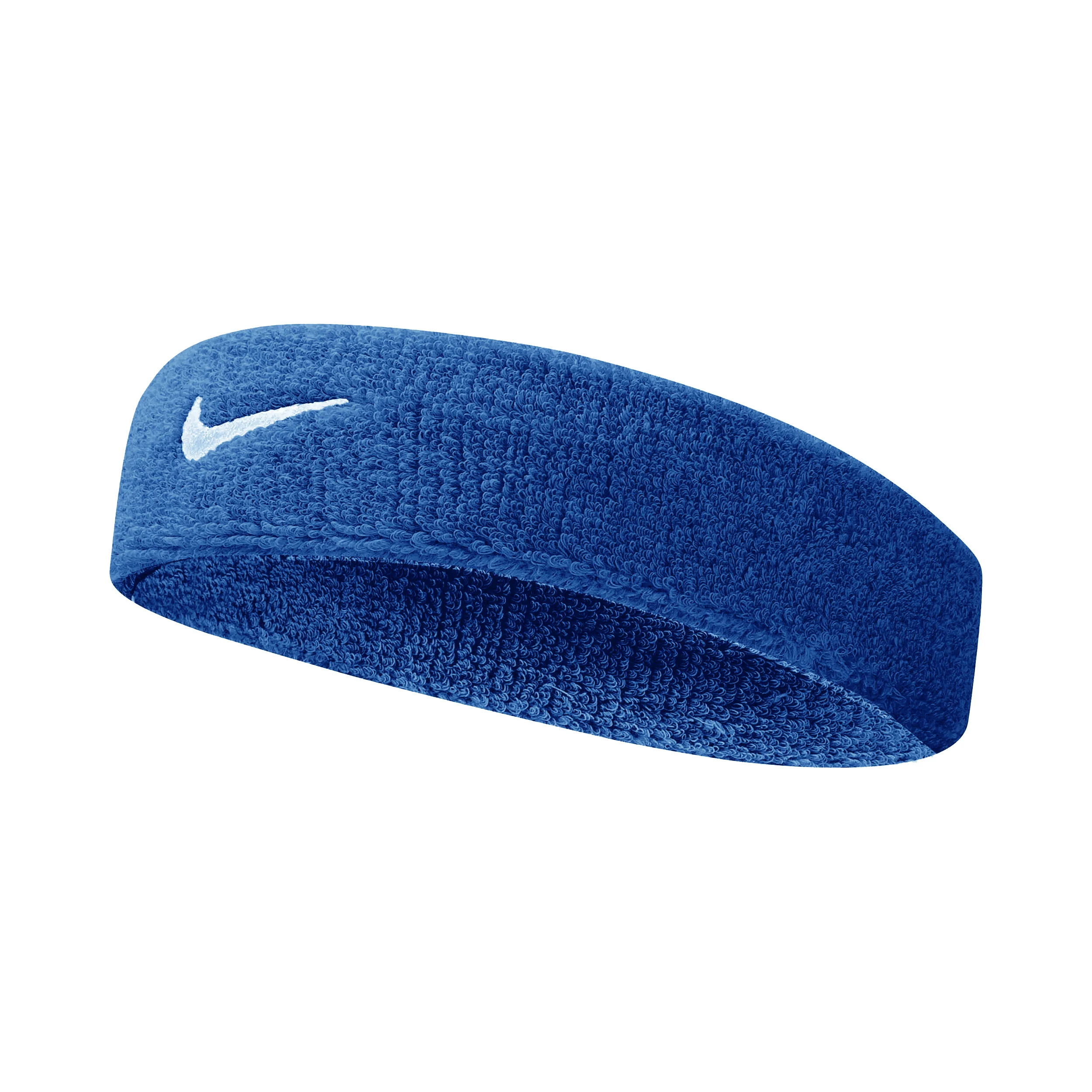 Swoosh Classic Pannband Unisex - blå, vit
