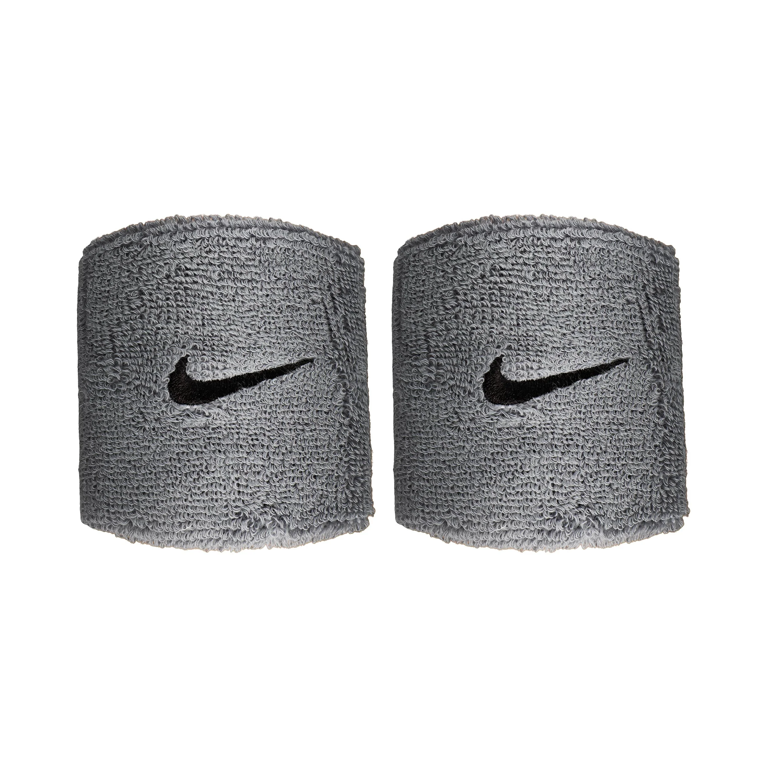Swoosh Classic Svettband kort - grå, svart