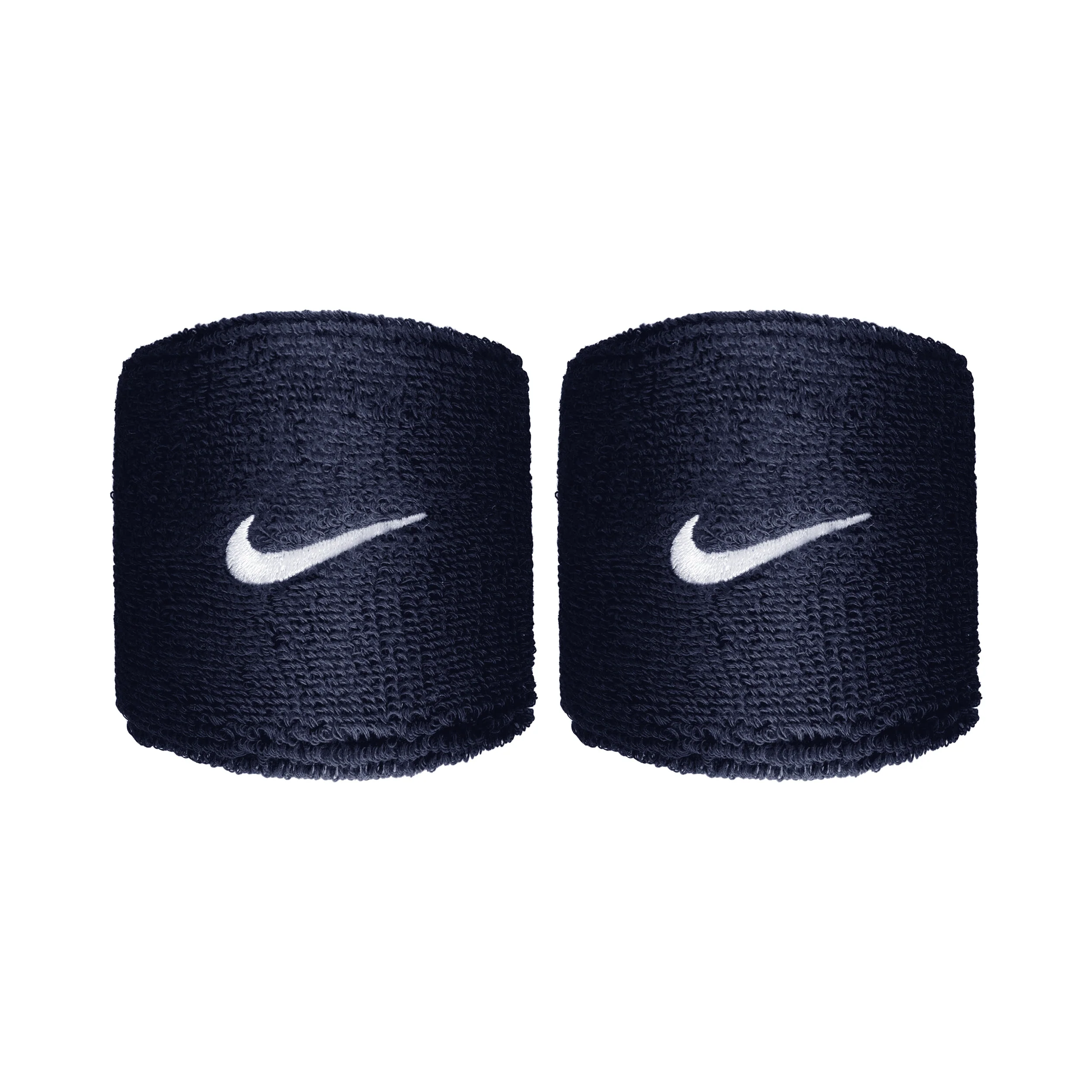 Swoosh Classic Svettband kort - mörkblå, vit