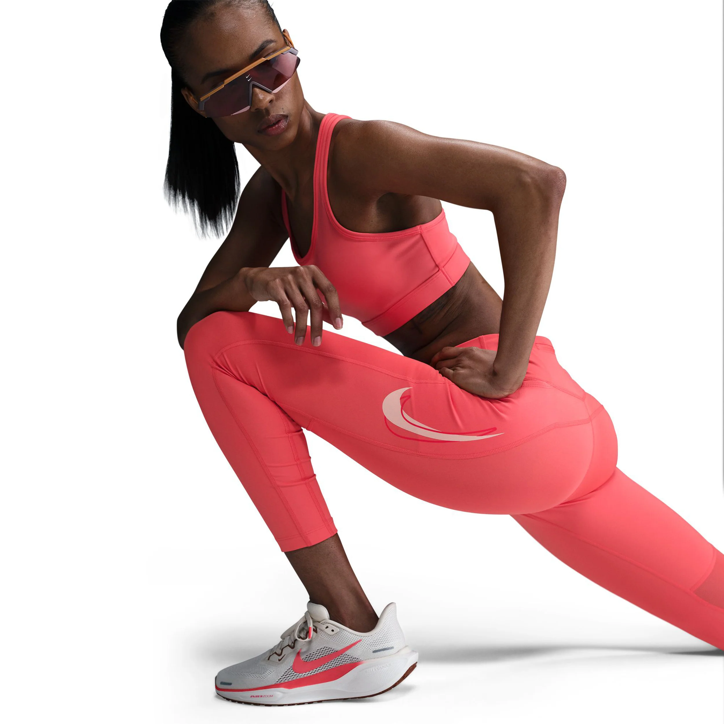 Swoosh Löpartights Damer - berry, - Image 9