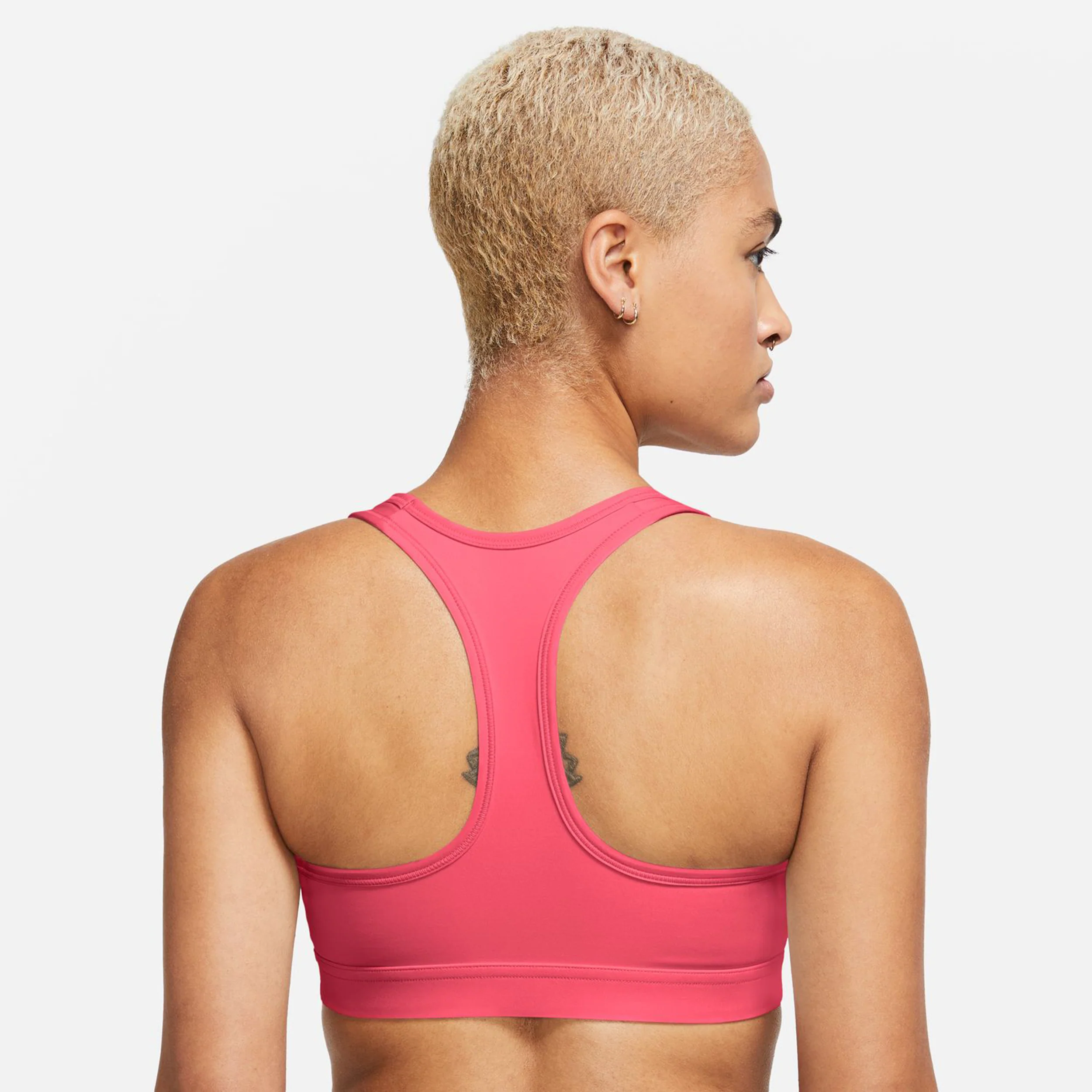 Swoosh MED Support Bra Sport-behå Damer-Pink,Vit - Image 5