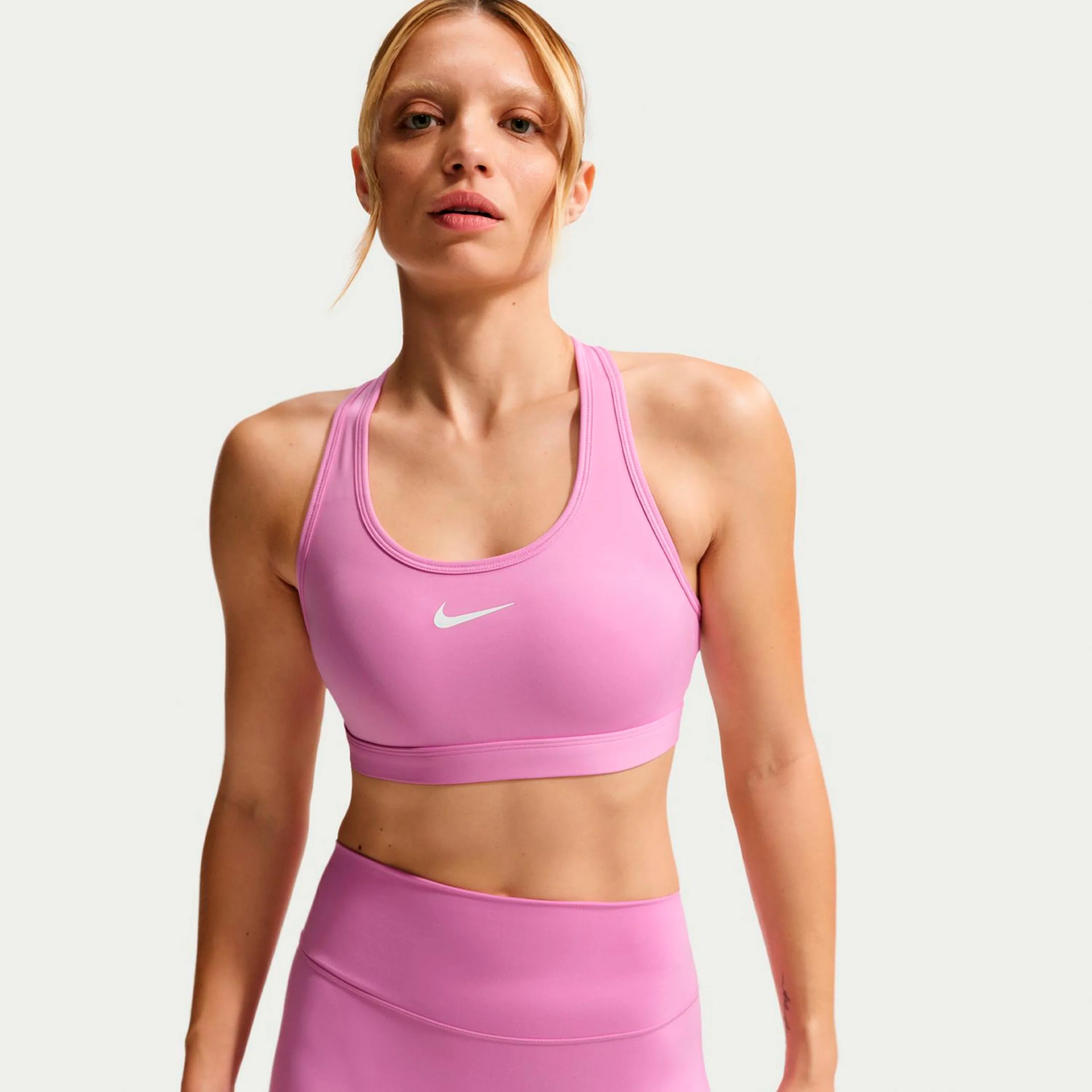 Swoosh Medium Sport-behå Damer - lila