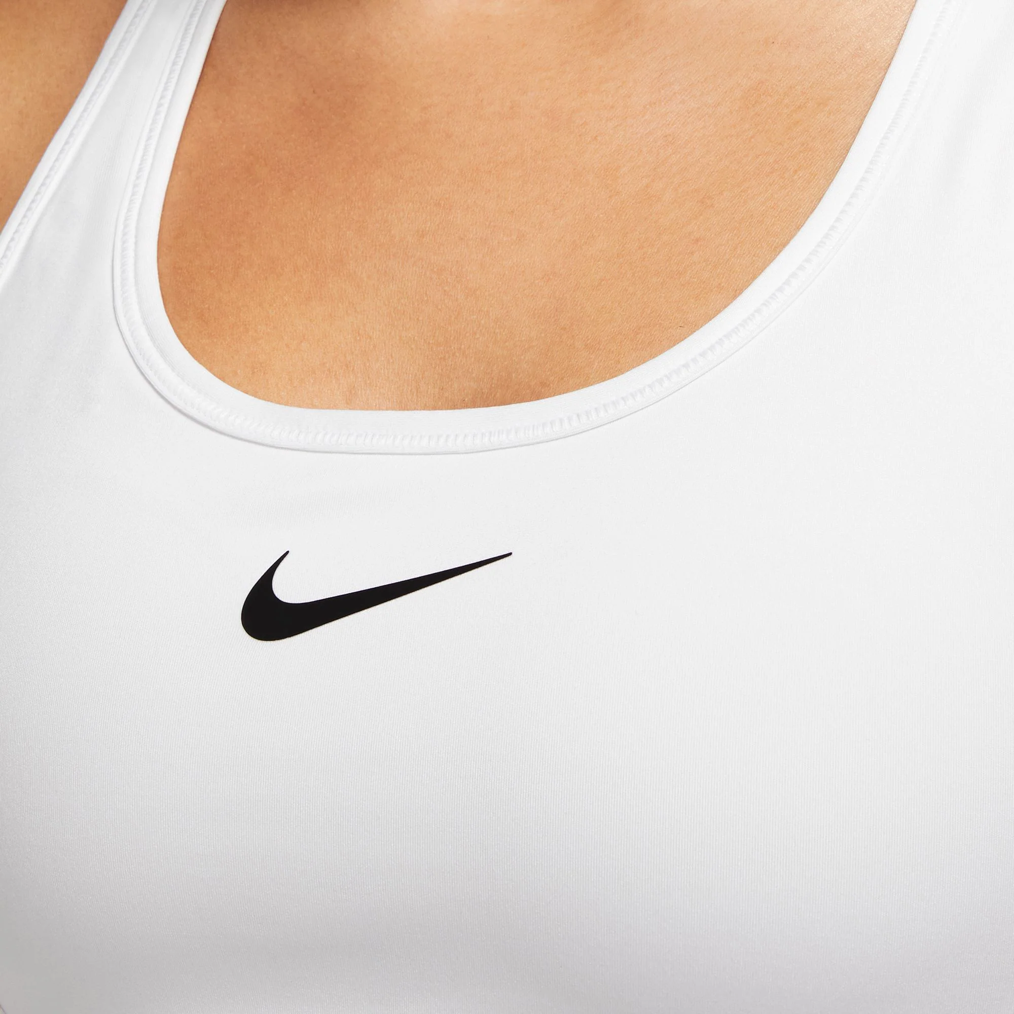 Swoosh Medium Sport-behå Damer-Vit - Image 6