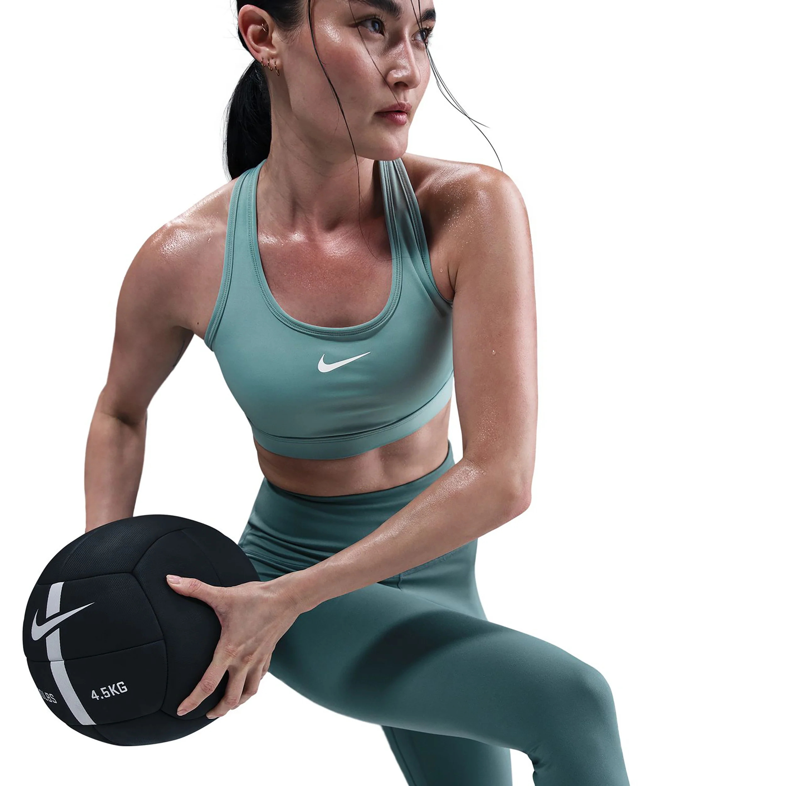 Swoosh Medium Support Sport-behå Damer-Visdom - Image 4
