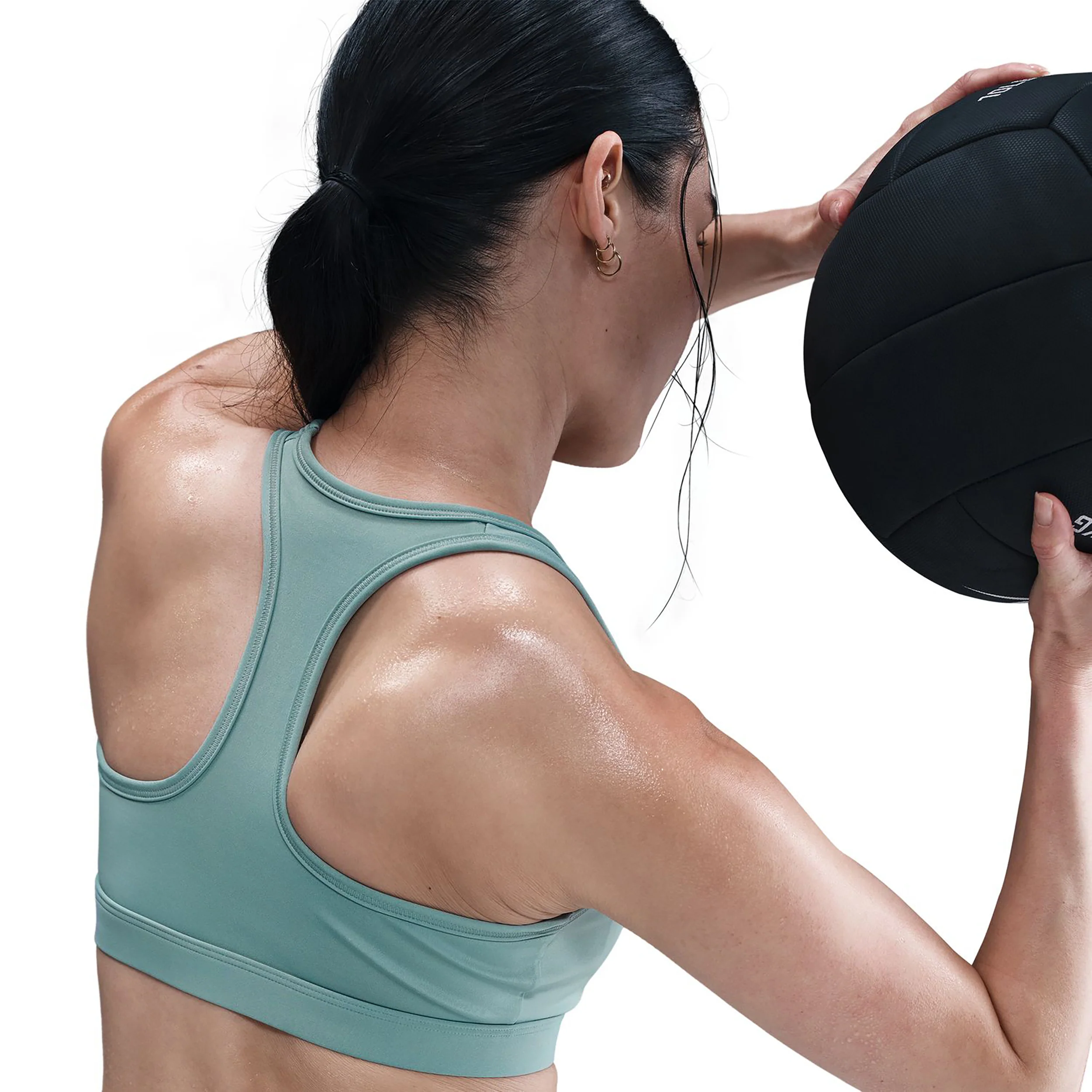 Swoosh Medium Support Sport-behå Damer-Visdom - Image 5