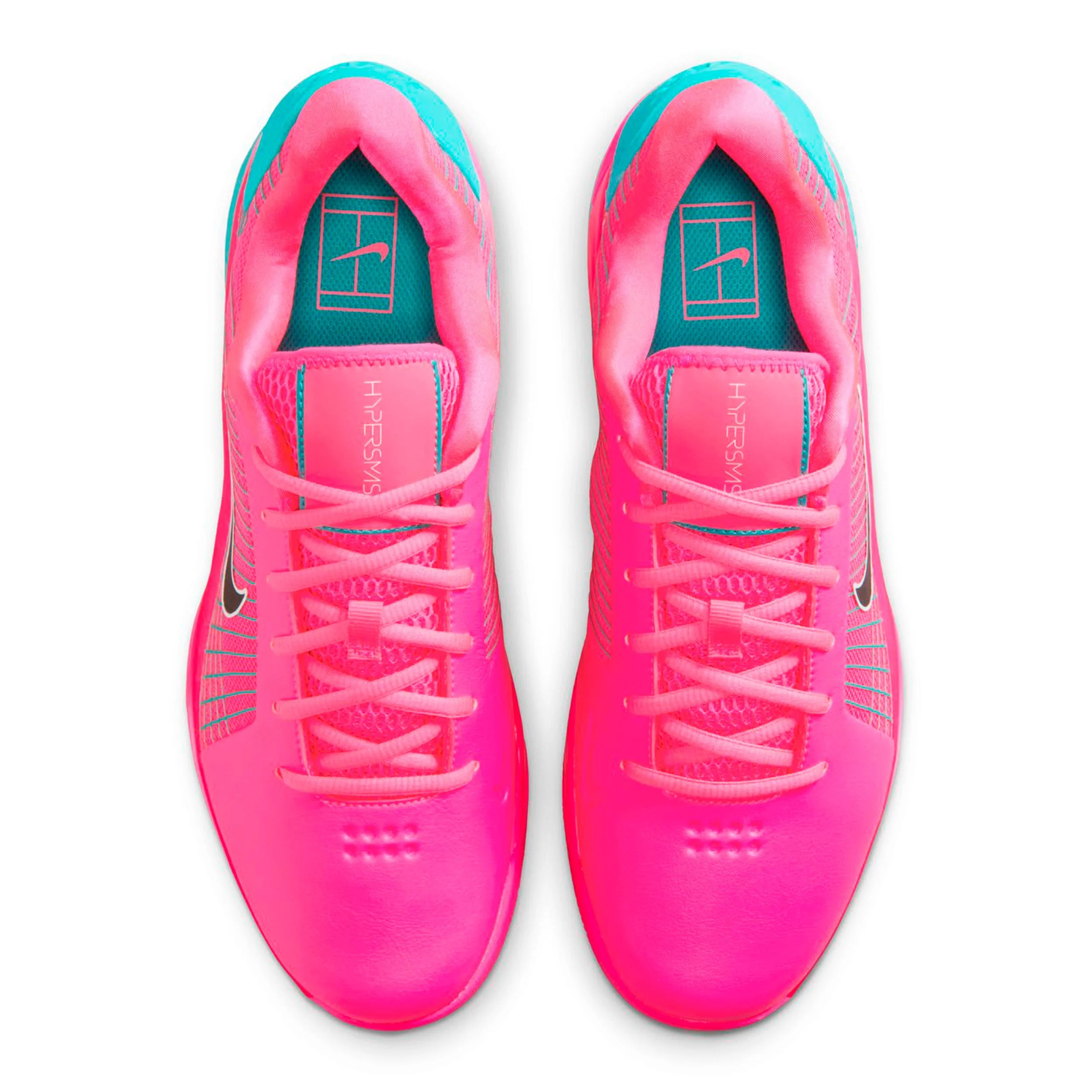 Vapor 12 Hypersmash Allroundsko Herrar-neonpink, turkos - Image 3