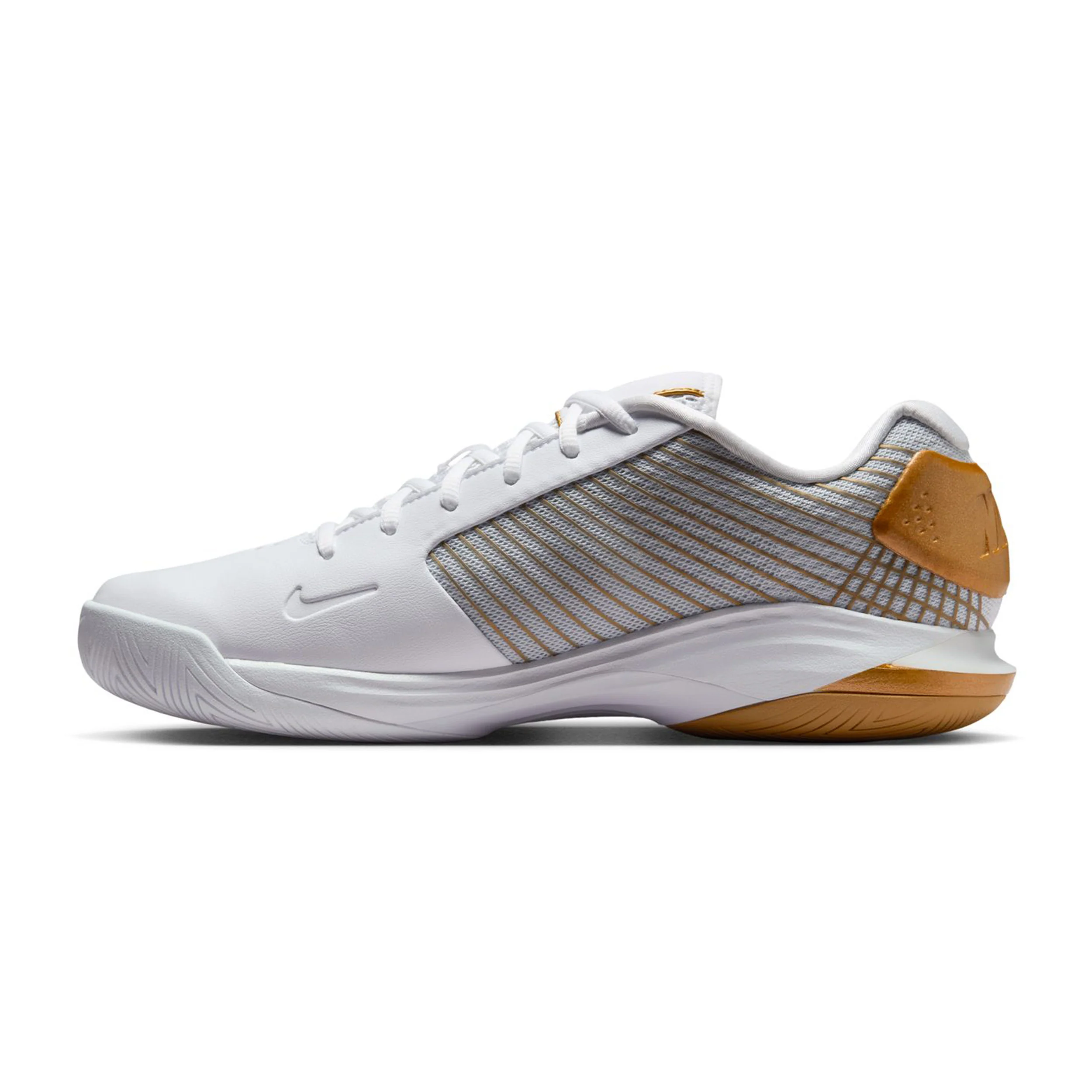 Vapor 12 Hypersmash Allroundsko Herrar - vit, guld - Image 2