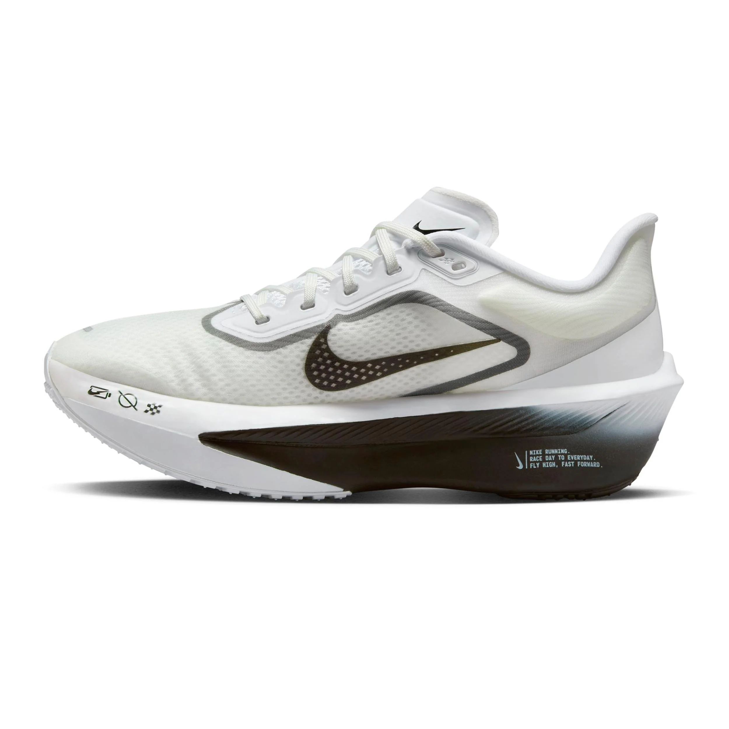 Zoom Fly 6 Tävlingssko Damer - vit, mörkgrå - Image 2