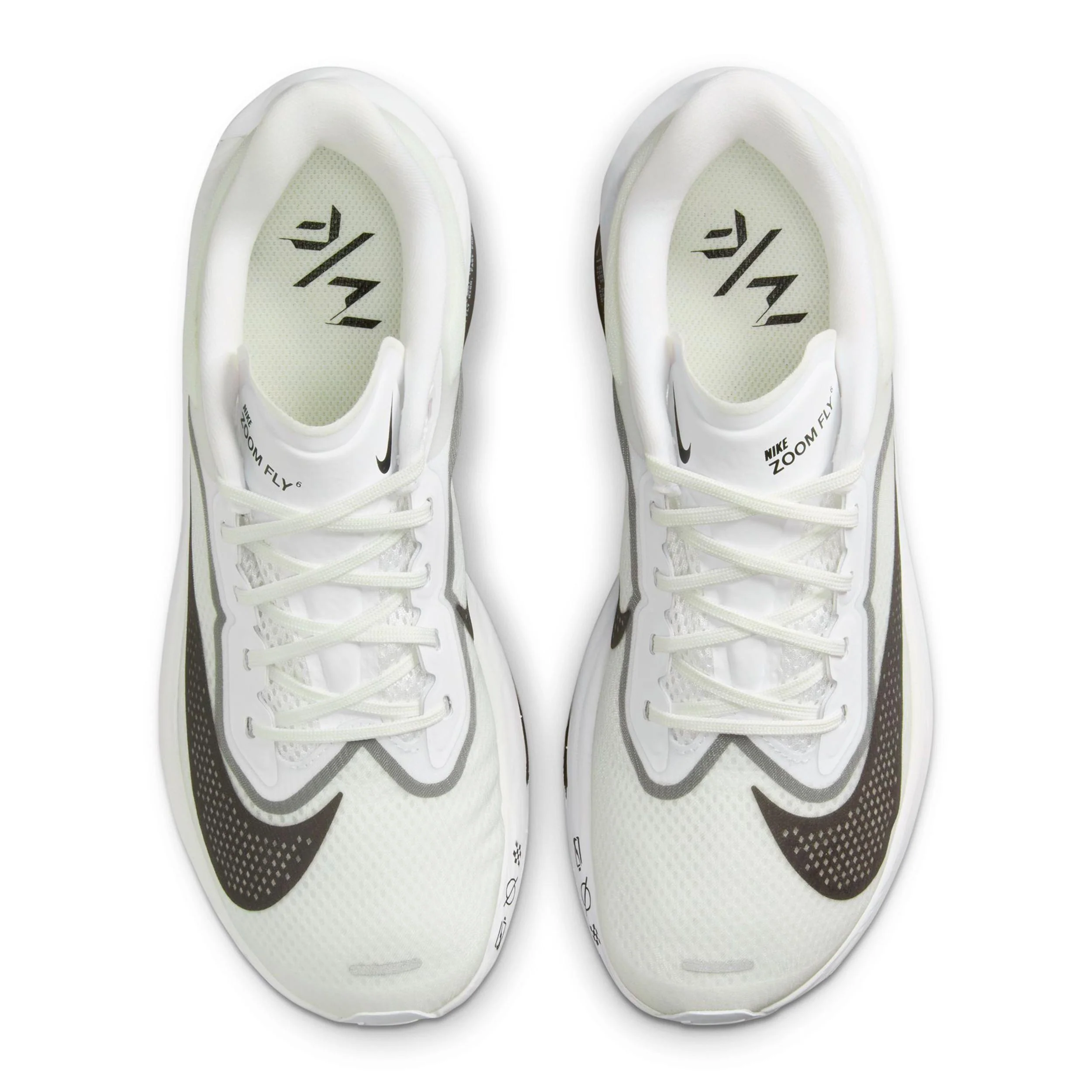 Zoom Fly 6 Tävlingssko Damer - vit, mörkgrå - Image 3