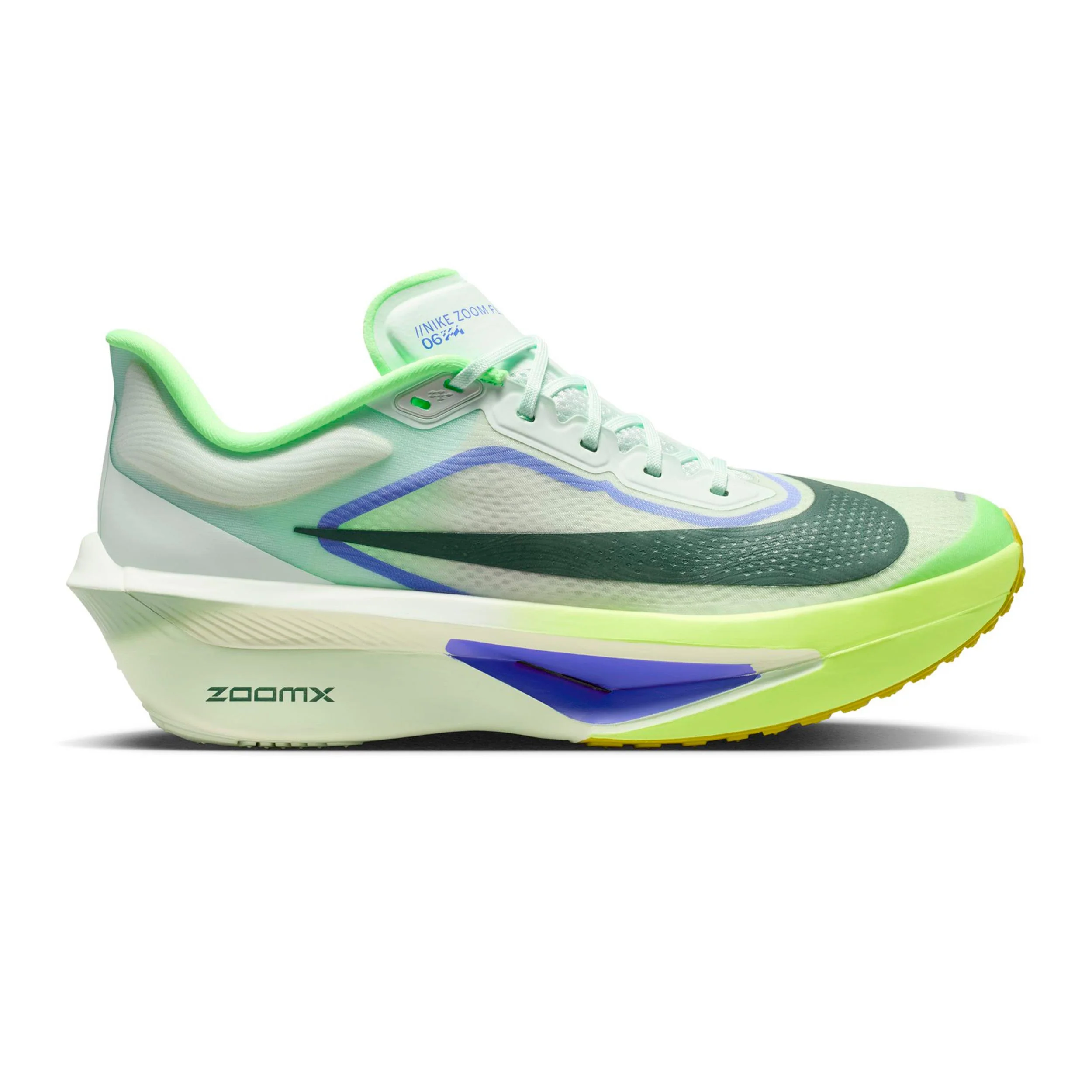 Zoom Fly 6 Tävlingssko Herrar - neongrön, svart