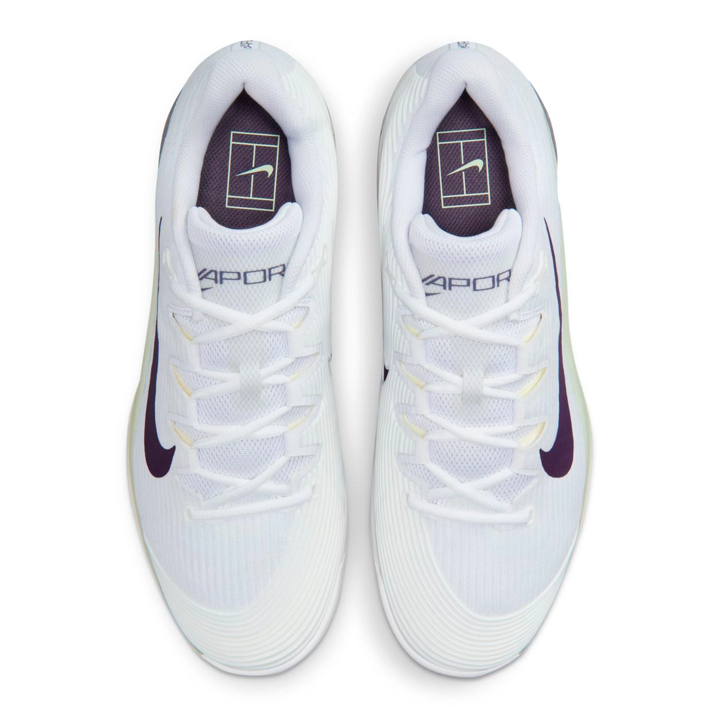 Zoom Vapor 12 Allroundsko Herrar-vit, ljusgrön - Image 3