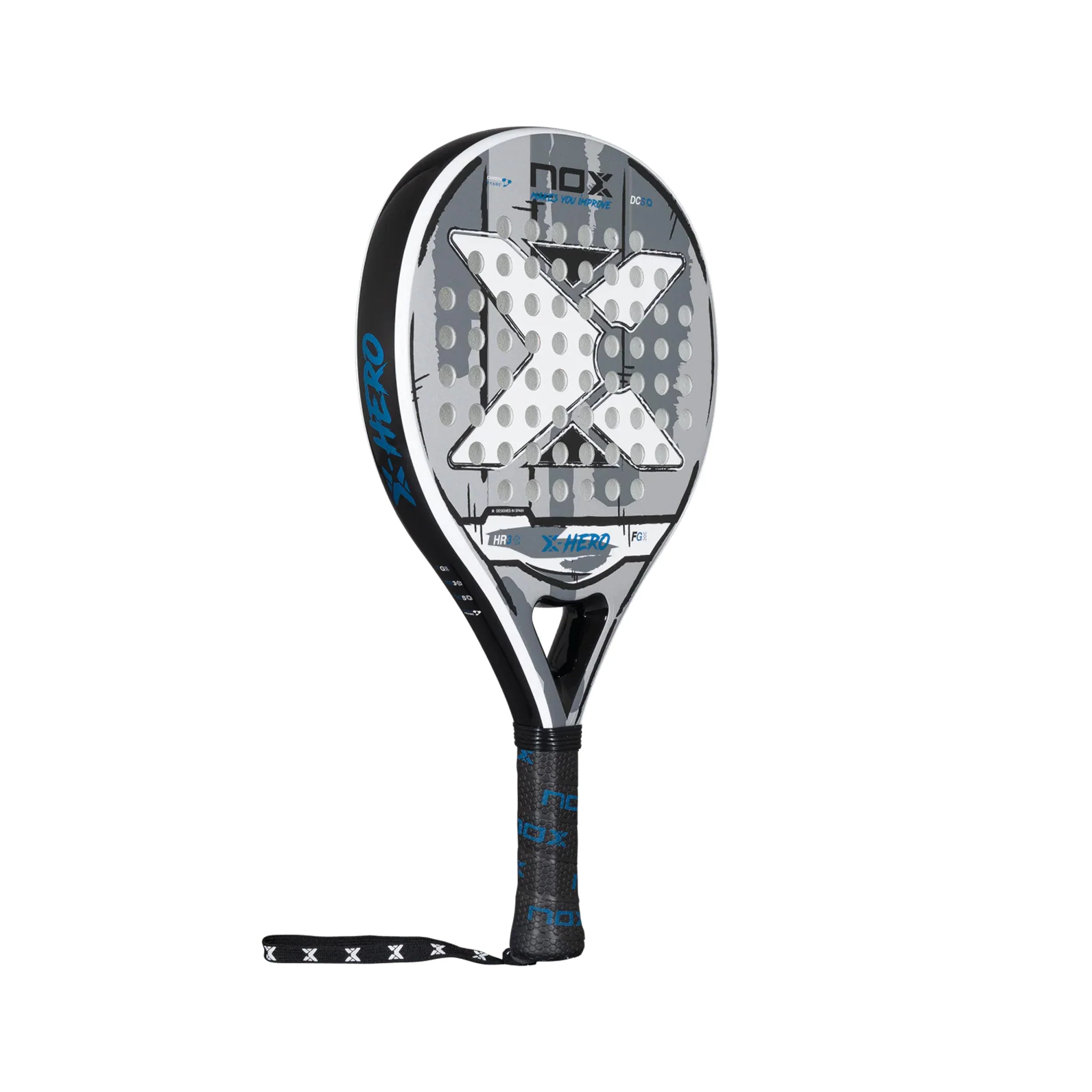 X-HERO WHITE Padelracket - Image 3