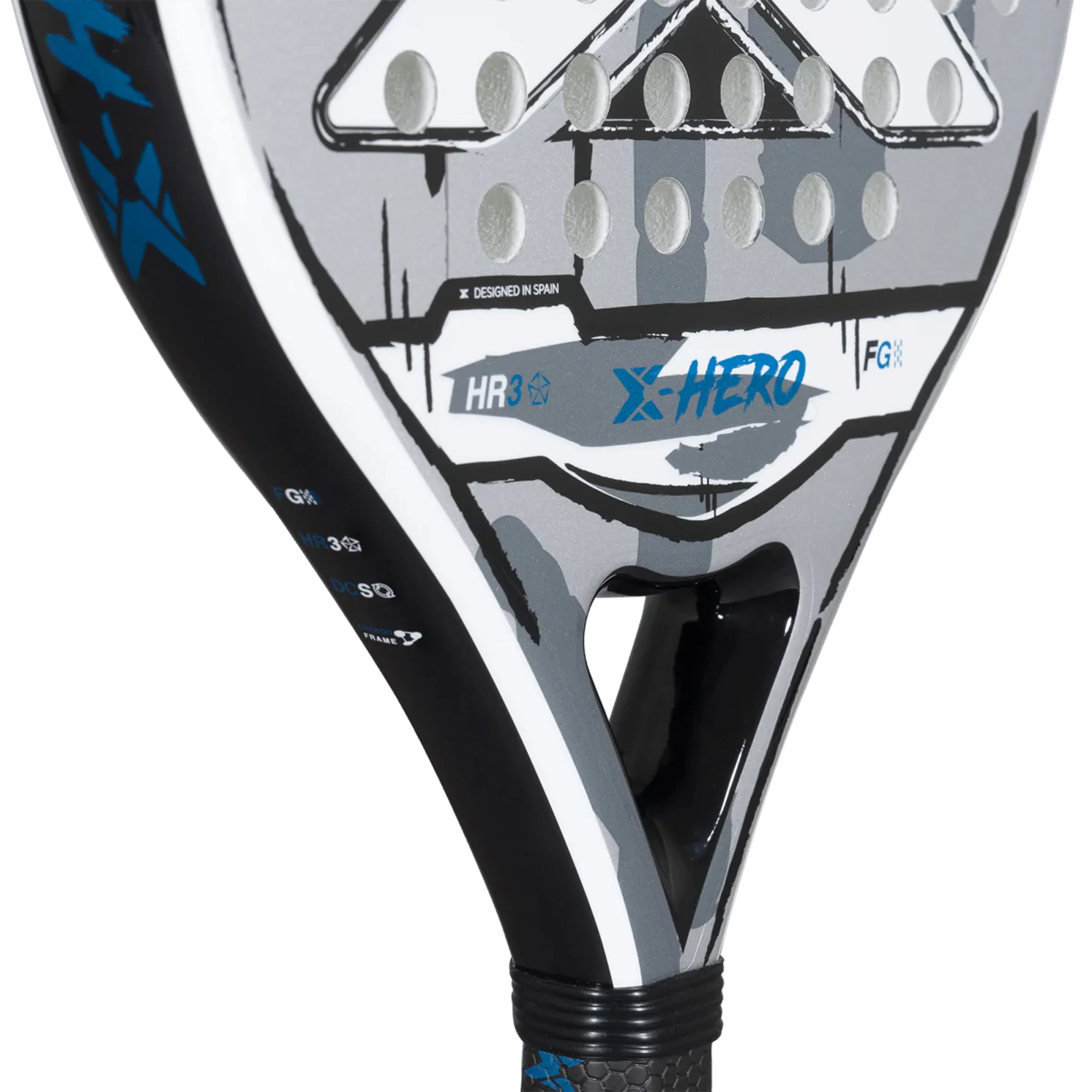 X-HERO WHITE Padelracket - Image 4