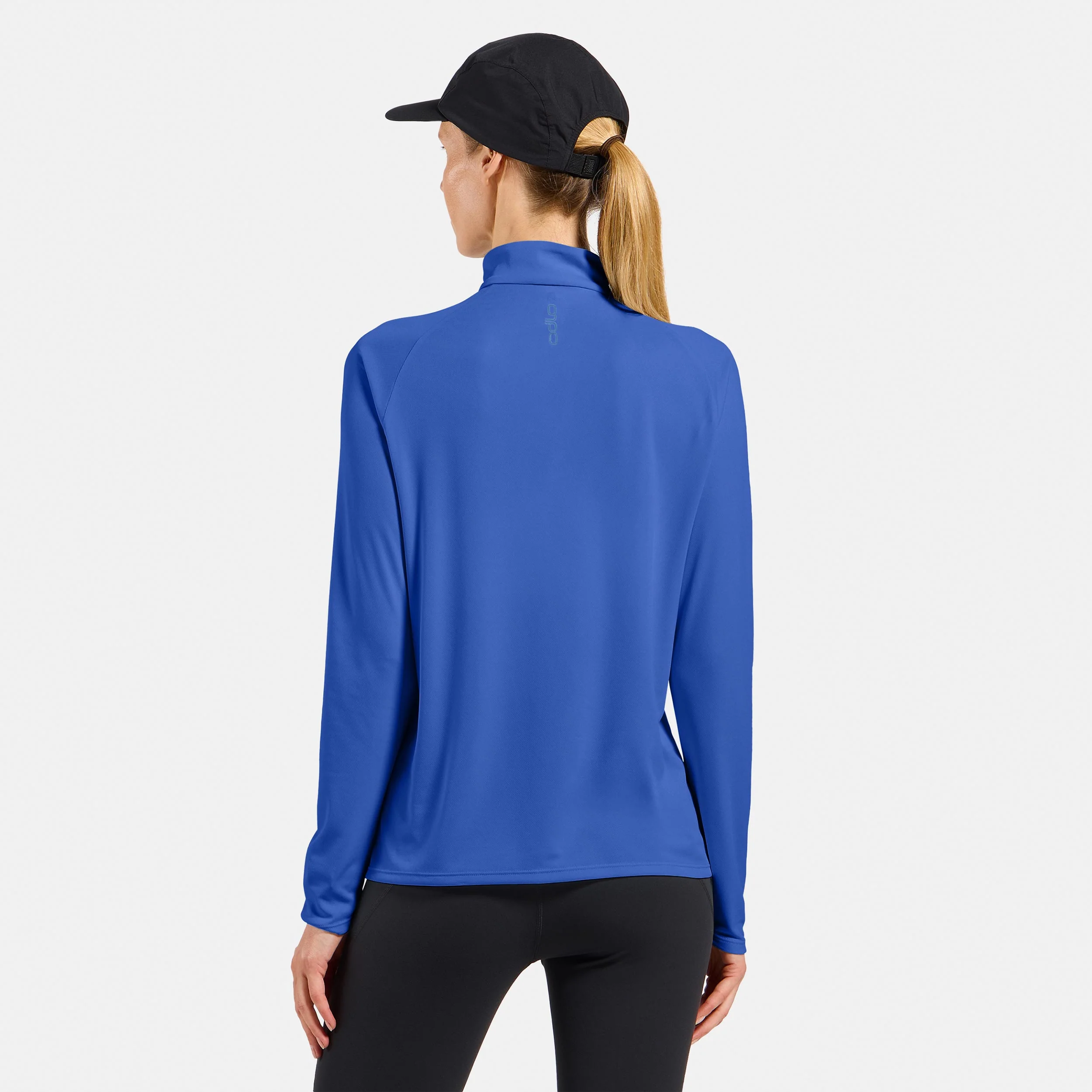 Essential 1/2 Zip Löpartröja Damer-blå - Image 4