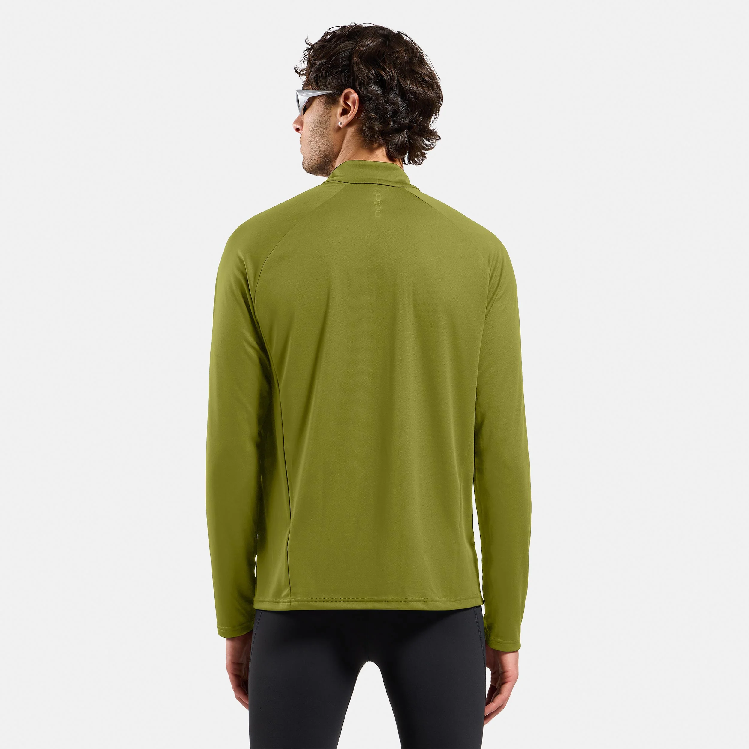 Essential 1/2 Zip Löpartröja Herrar-grön - Image 4