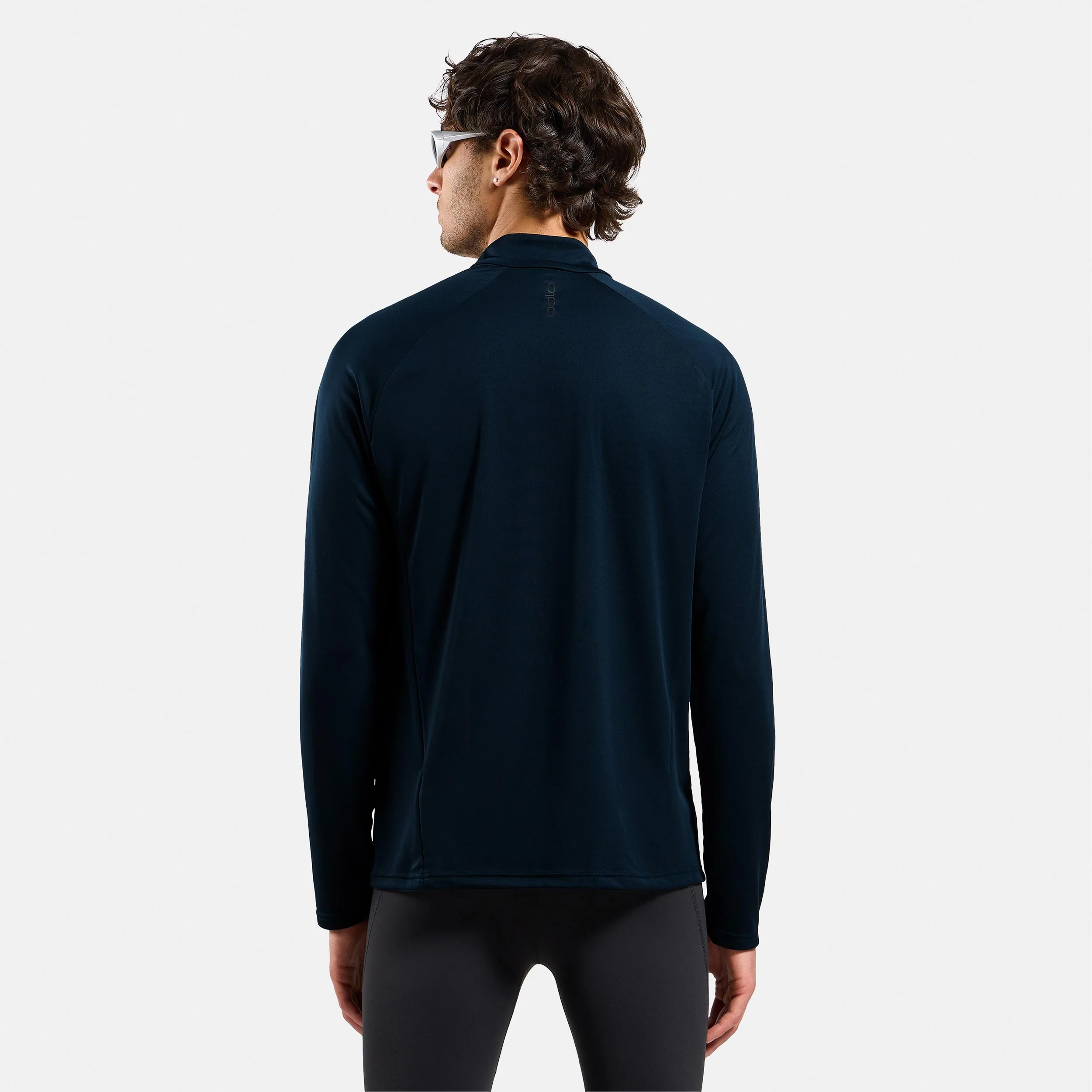 Essential 1/2 Zip Löpartröja Herrar-mörkblå - Image 4