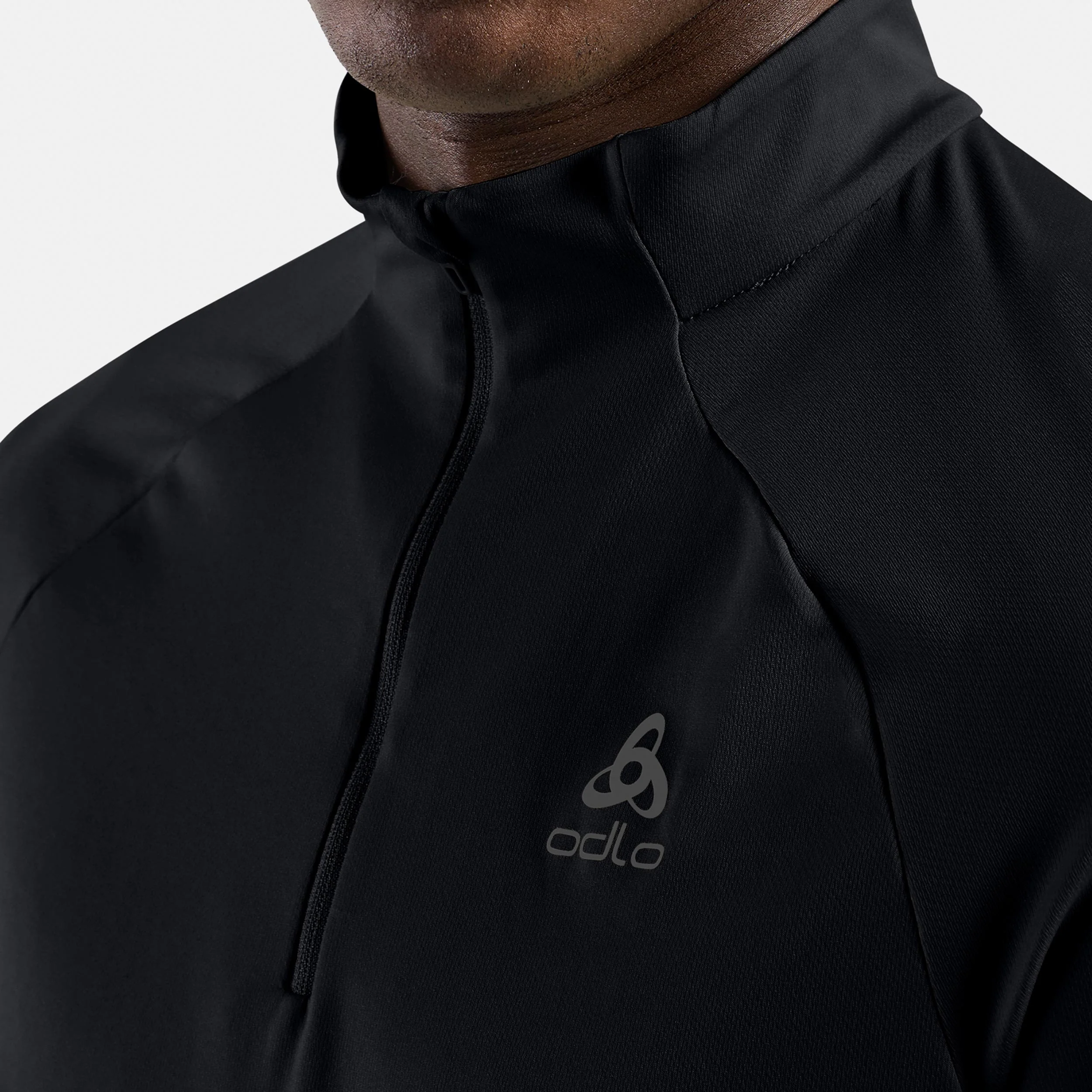 Essential 1/2 Zip Löpartröja Herrar-svart, svart - Image 6