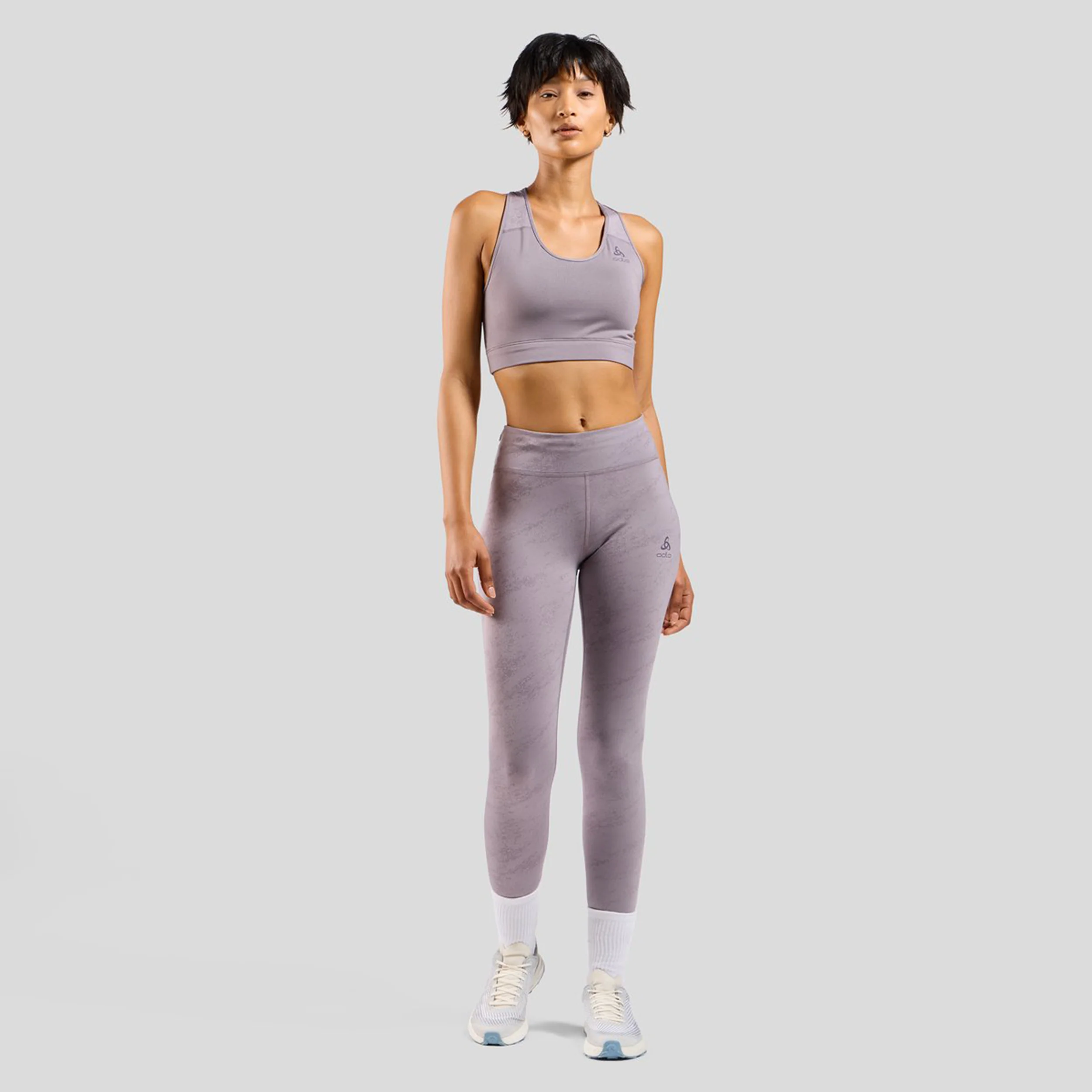 Essential Bralette Print Sport-behå Damer - grå, - Image 7