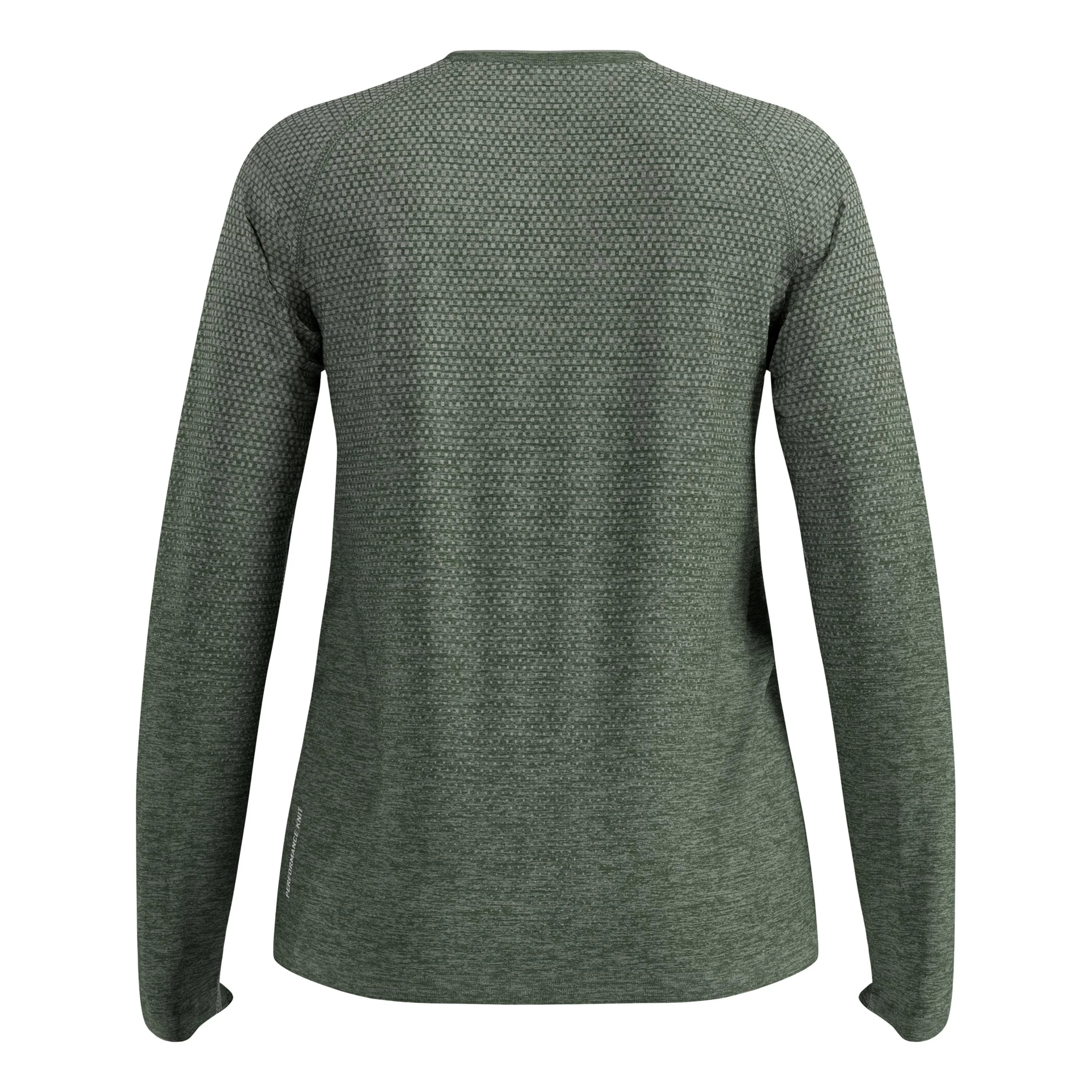 Essential Seamless Crew Neck Långärmat Damer-oliv - Image 2